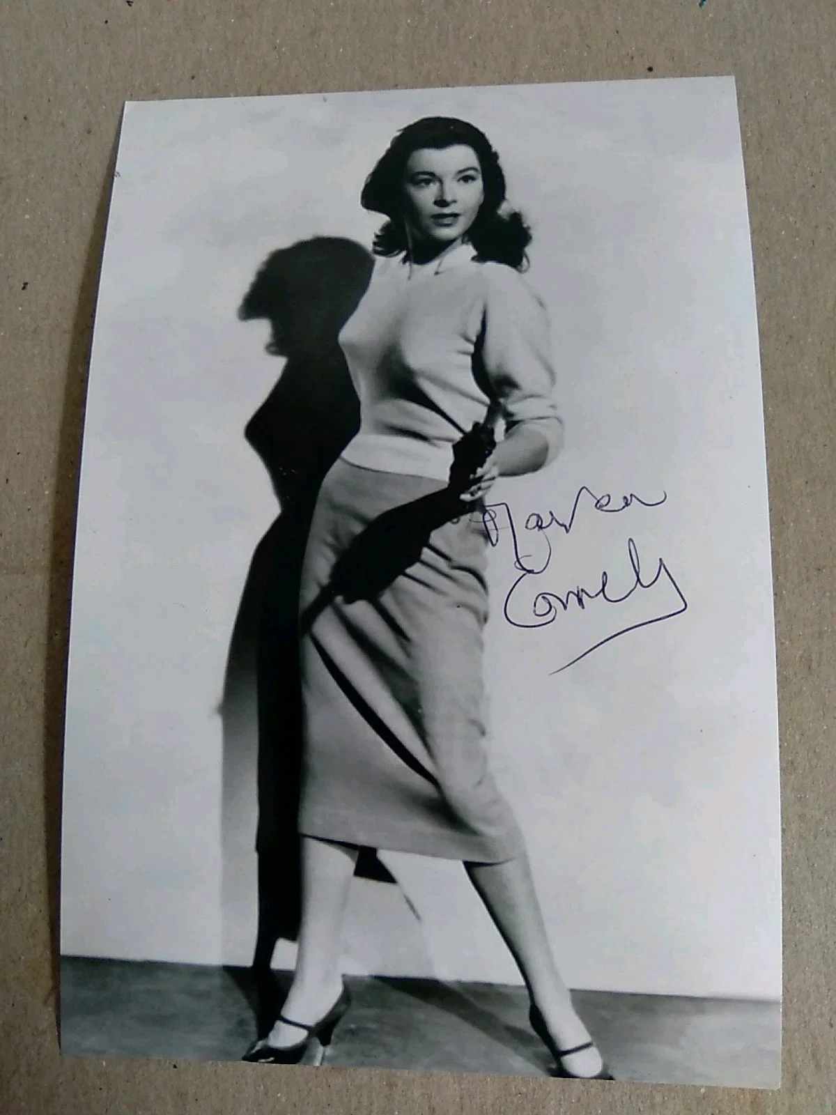 Maureen Connell Signed Autograph 6x4in Black And White Photo, image 2