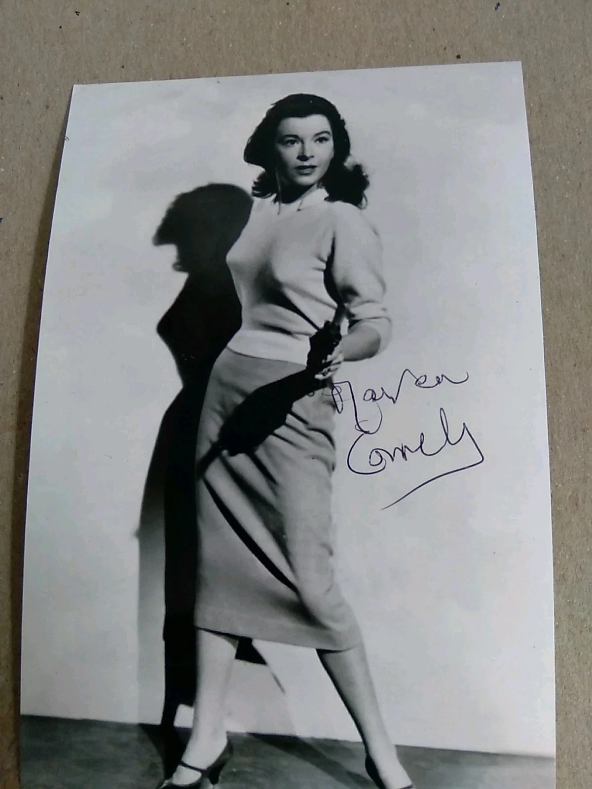 Maureen Connell Signed Autograph 6x4in Black And White Photo, image 3