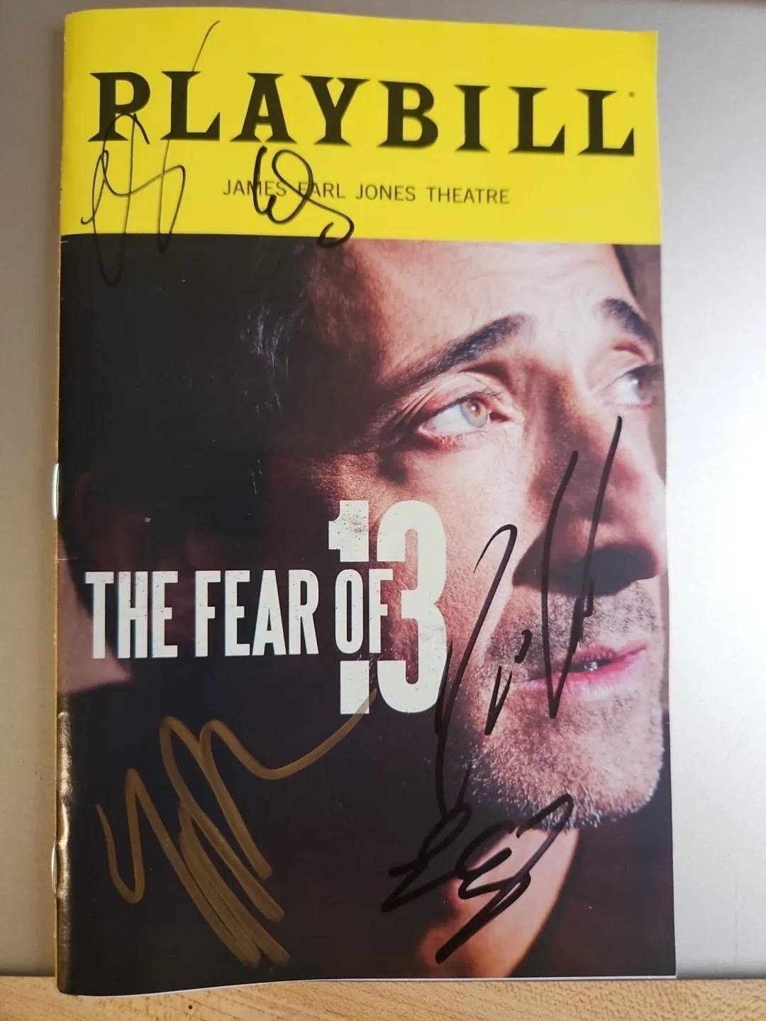Tessa Thompson, Cast — The Fear Of 13 Signed Playbill - Tessa Thompson - 5 Signatures ²