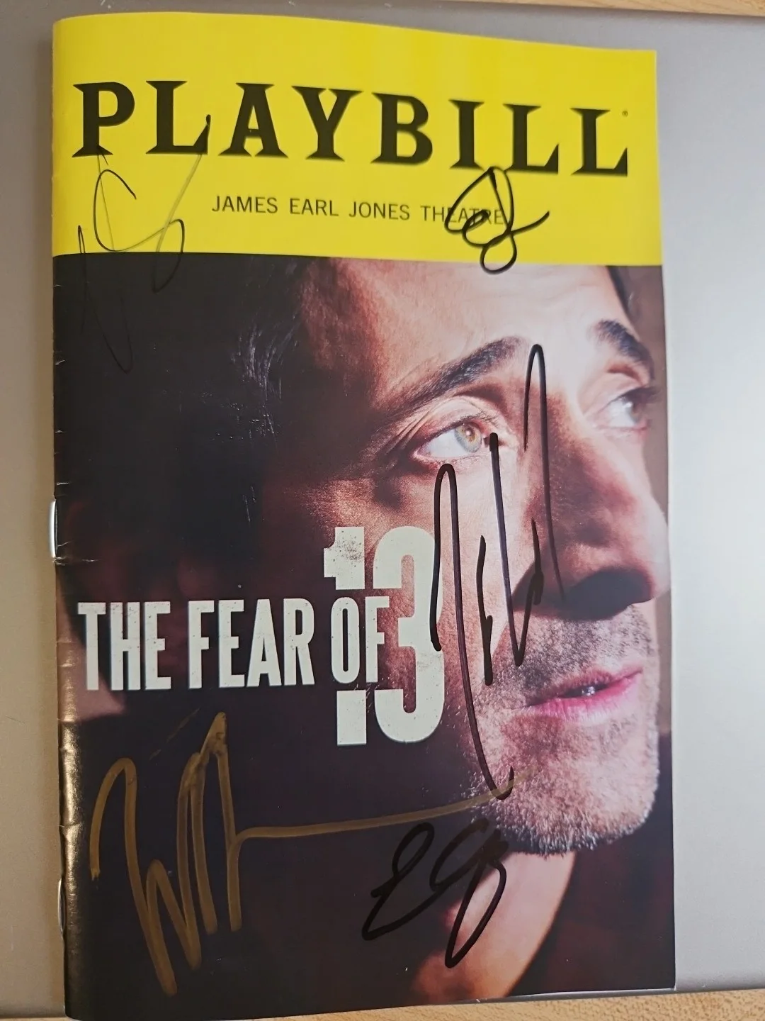 Tessa Thompson, Cast — The Fear Of 13 Signed Playbill - Tessa Thompson - 5 Signatures ¹