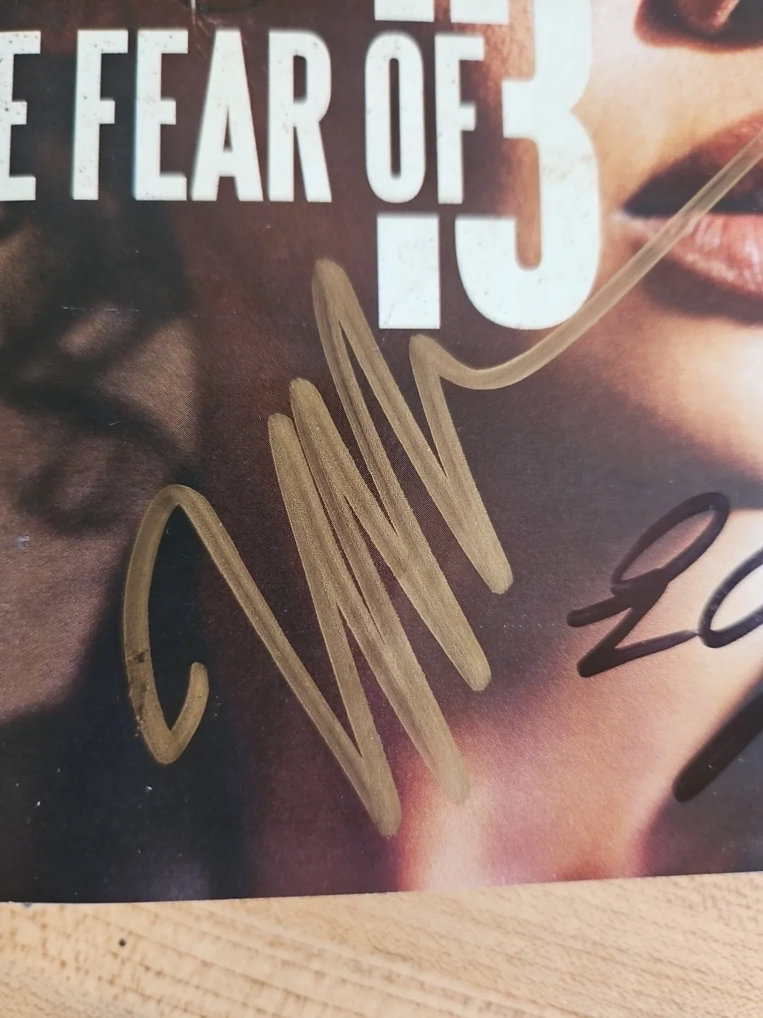 Tessa Thompson, Eddie Cooper, Ephraim Sykes — The Fear Of 13 Signed Playbill - Tessa Thompson, Eddie Cooper, Ephraim Sykes, изображение 2