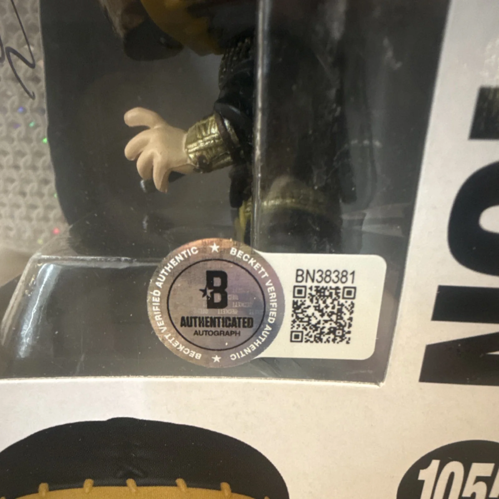 Funko Pop Mortal Kombat Scorpion Beckett COA Autographed Chris Casamassa LTP, изображение 3