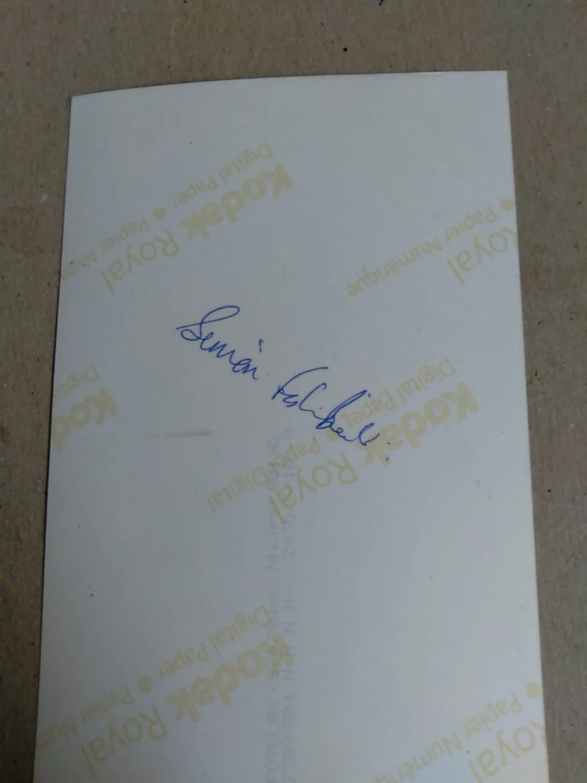 Simon Fisher-Becker Signed Autograph 6x4in Photo, изображение 3