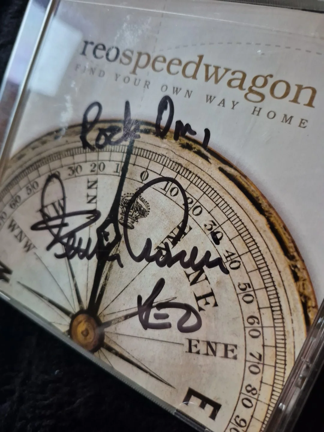 REO Speedwagon Signed Find Your Own Way Home Original CD & Booklet, image 3