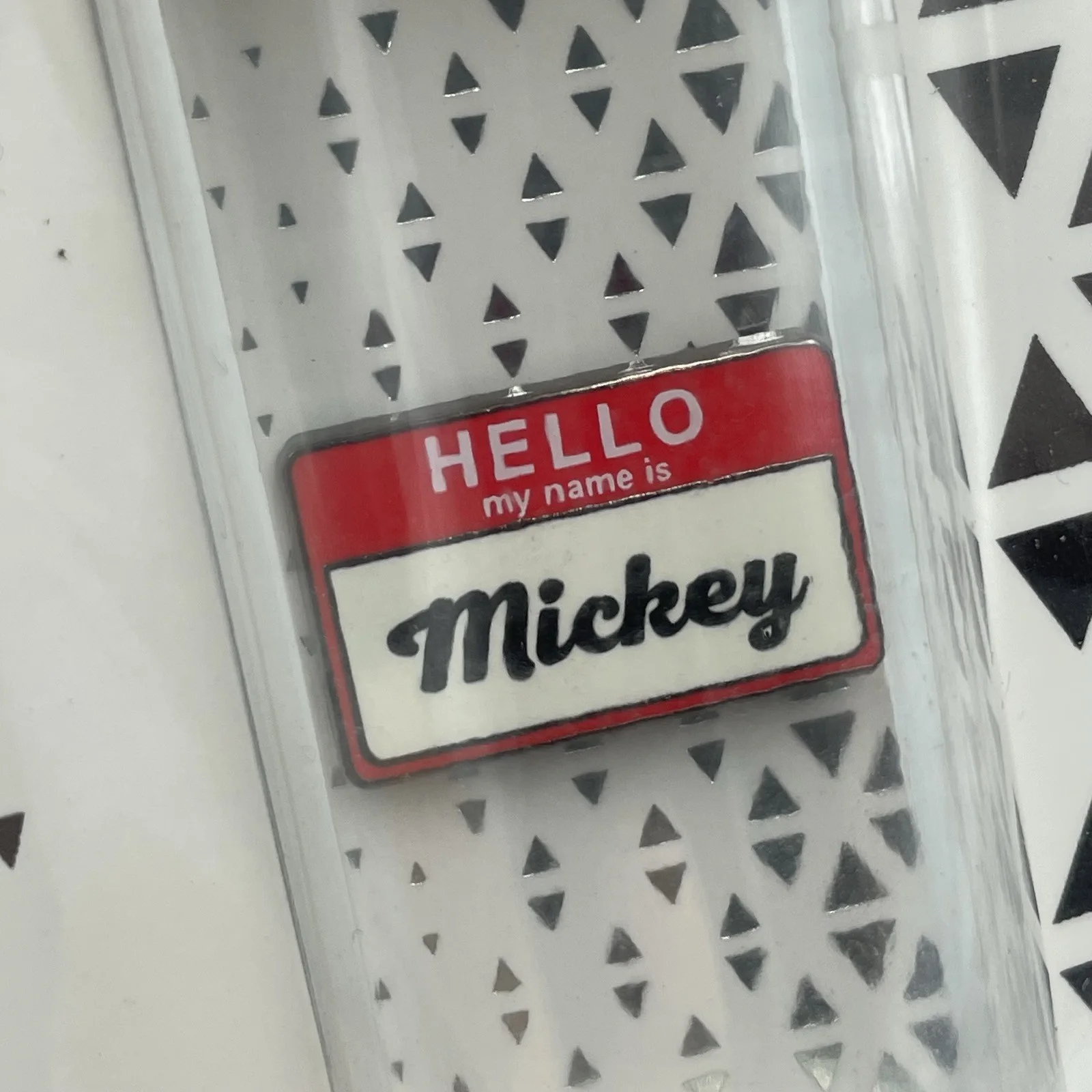 'Hello My Name is Mickey' Disney Pin Trading • Official Enamel Badge 2018 • New, изображение 3