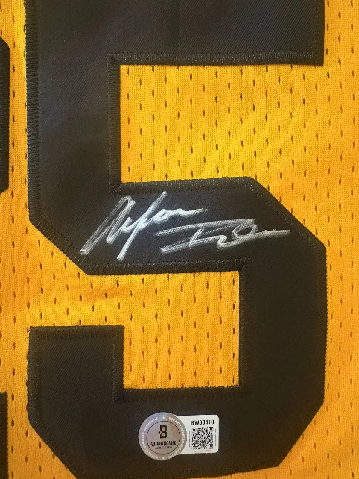 ALFONSO RIBEIRO SIGNED AUTOGRAPH FRESH PRINCE OF BELAIR JERSEY BECKETT COA BANKS, изображение 2