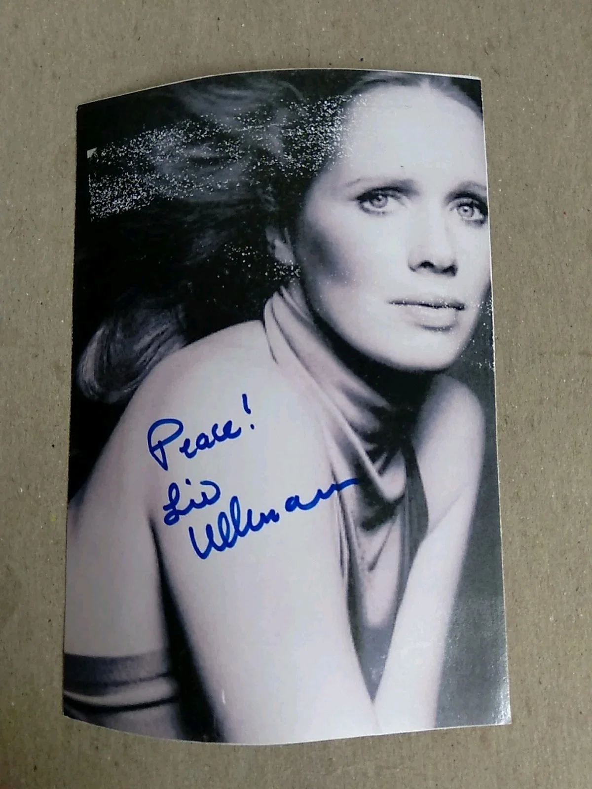 Liv Ullmann Signed 5x3.5in. Photo, image 2