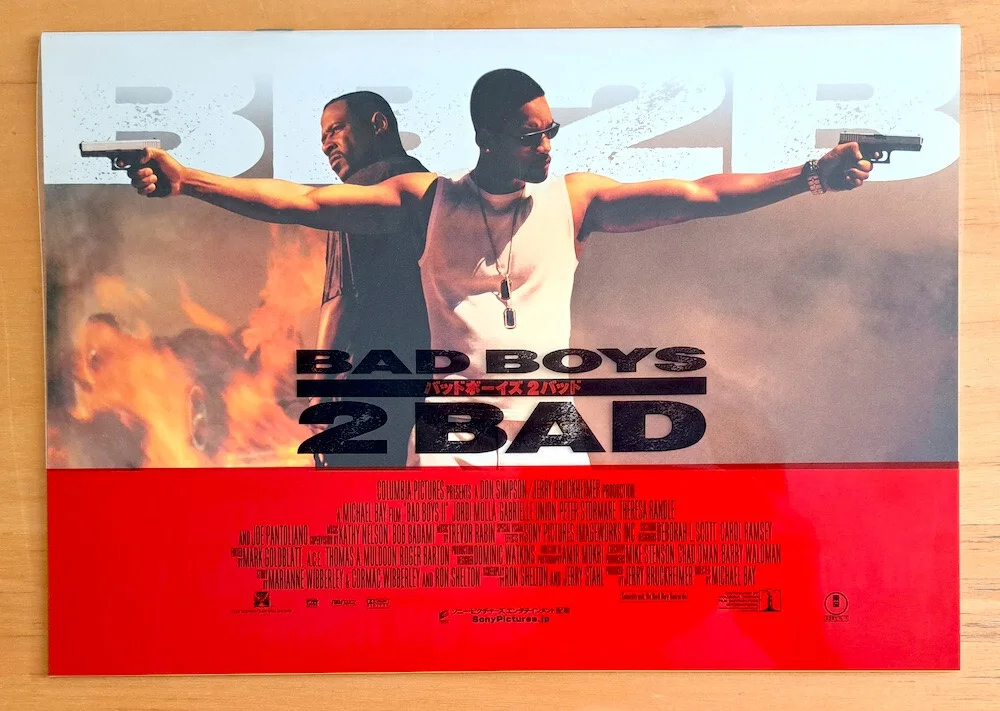 BAD BOYS ORIGINAL JAPANESE JAPAN MOVIE PROGRAMME WILL SMITH, image 2