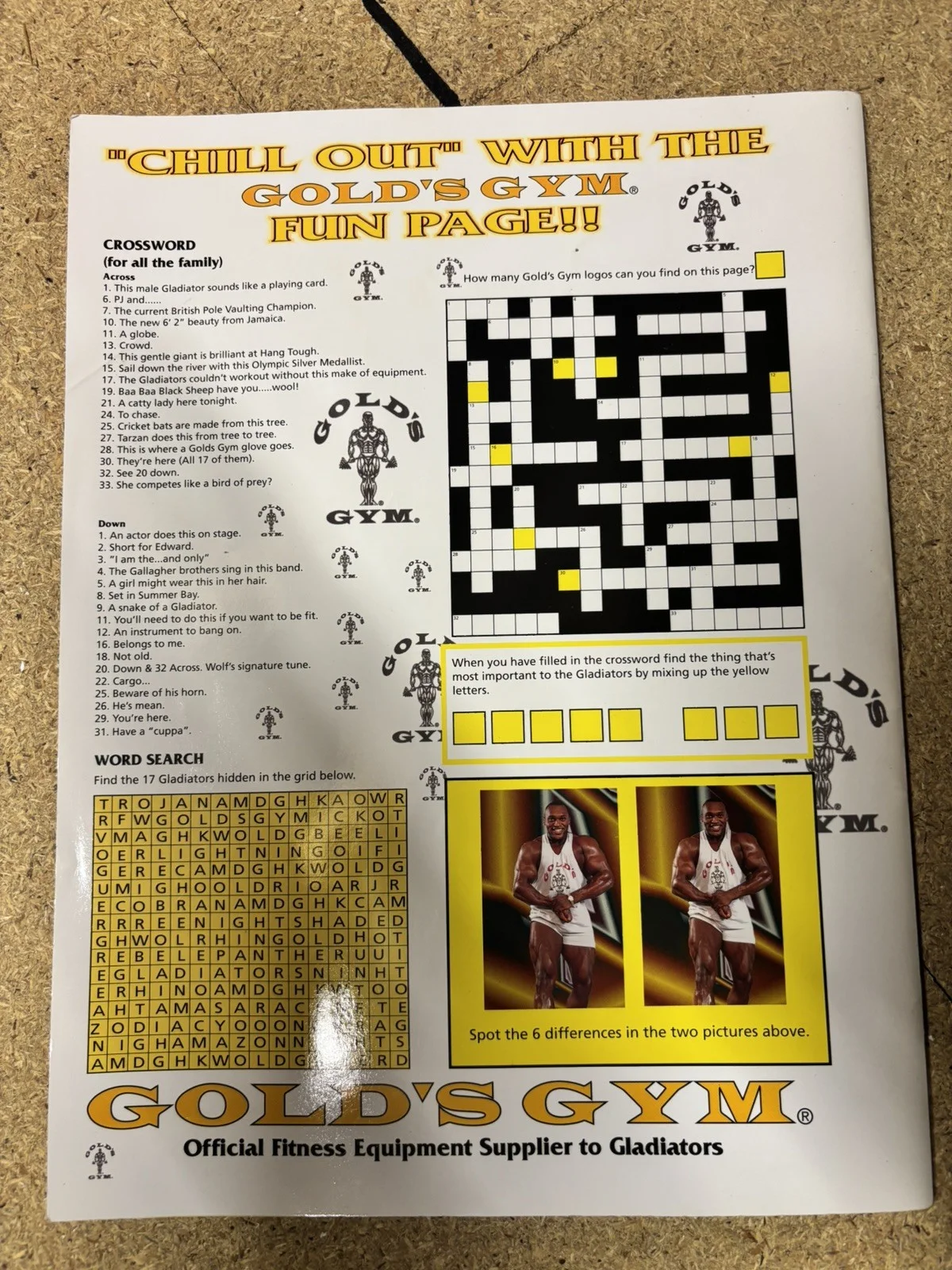 Vintage Gladiators 1992 Program Brochure NIA Birmingham collectible rare item, изображение 4