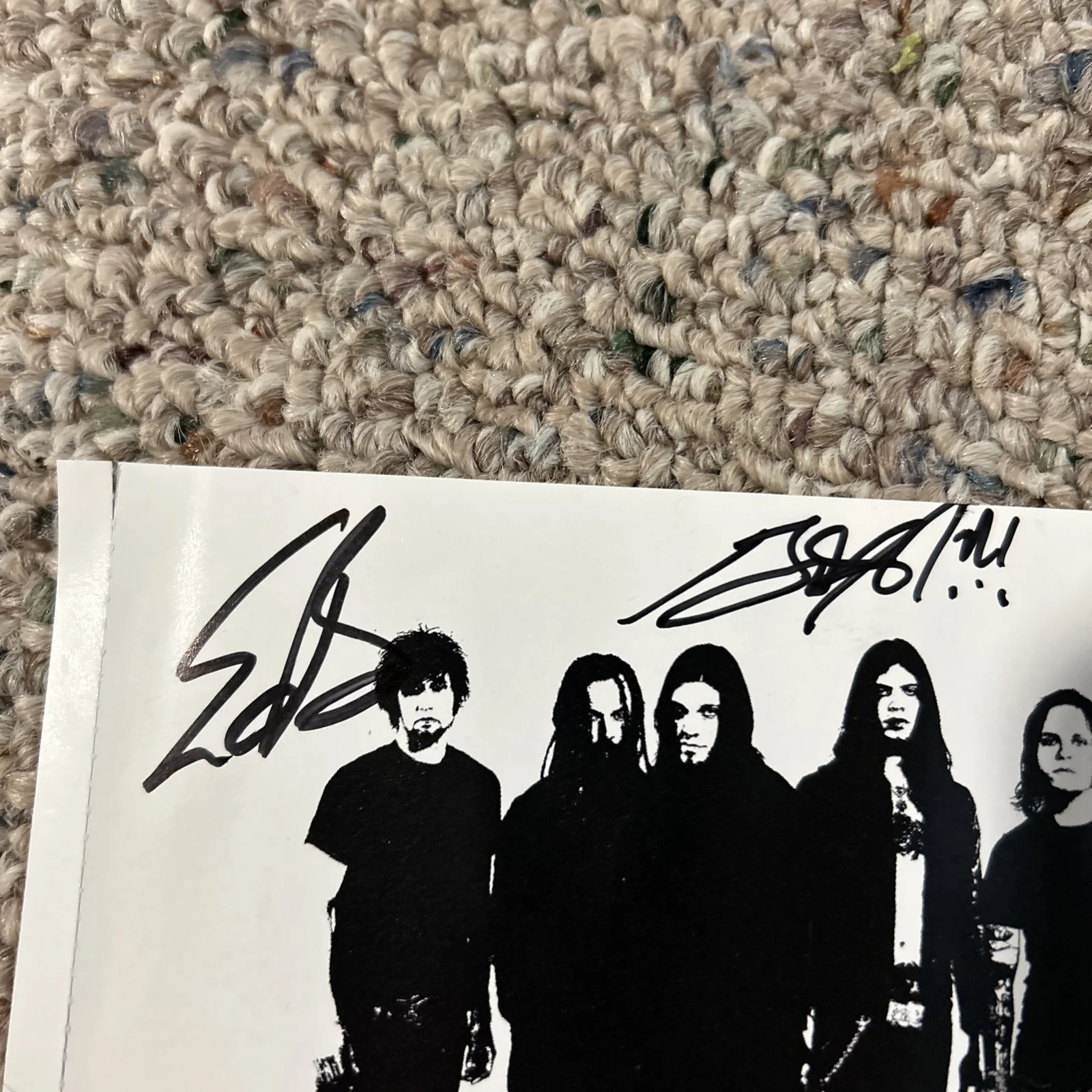 SHINEDOWN BAND SIGNED THE SOUND OF MADNESS CD INSERT - 4 AUTOGRAPHS🔥, image 2