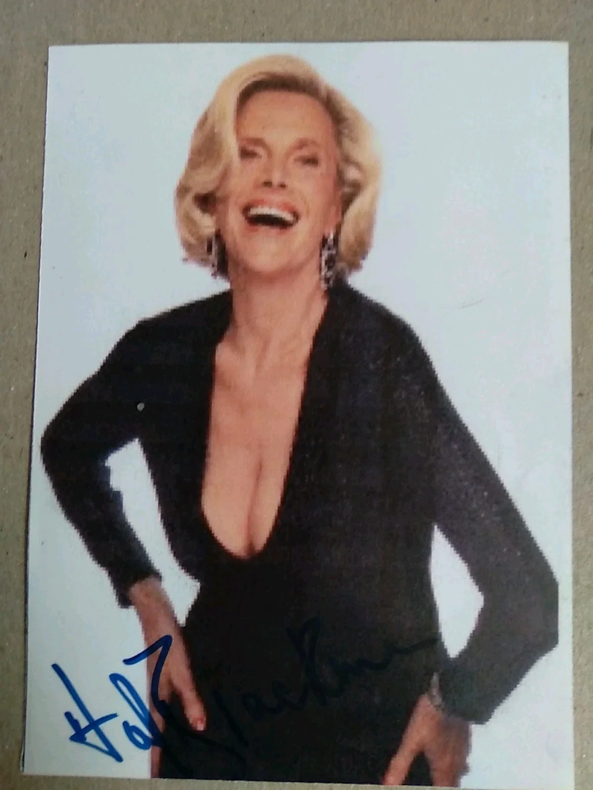 Honor Blackman Signed Print 5.5x4 in., image 2