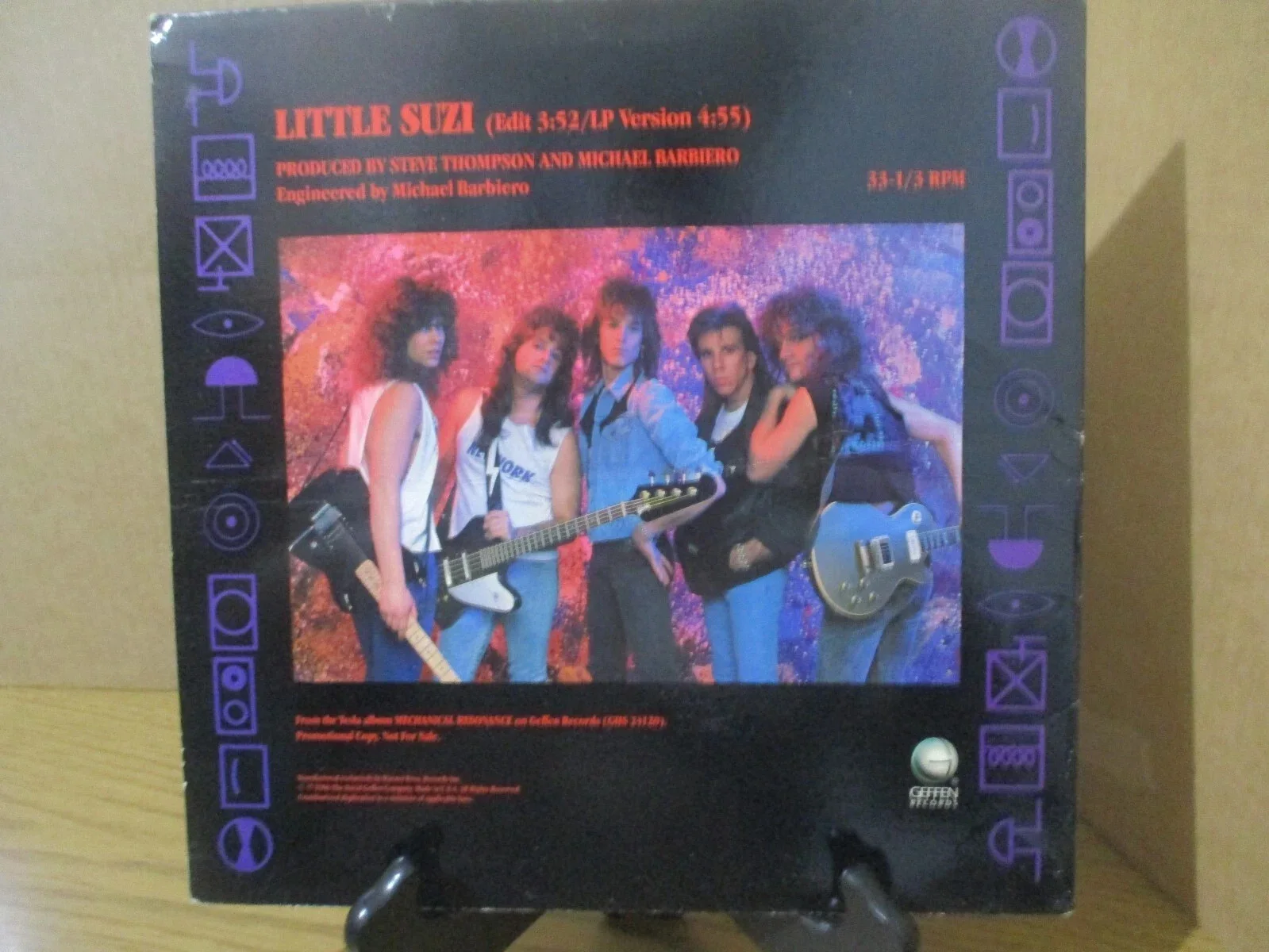 TESLA AUTHENTIC SIGNED/AUTOGRAPHED PROMO 12" SINGLE COVER BY JEFF KEITH + 4, image 5