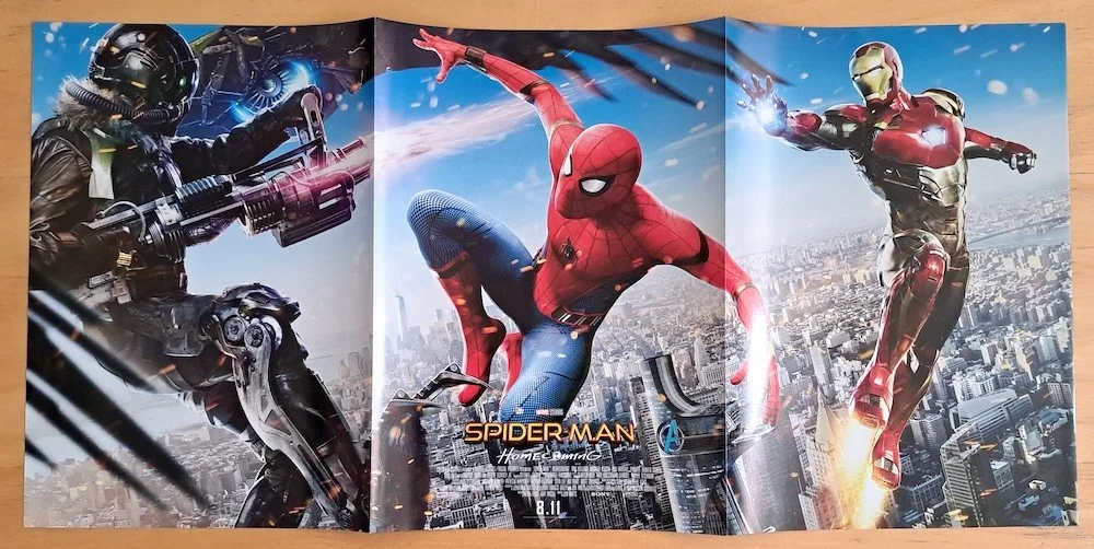 SPIDER-MAN HOMECOMING ORIGINAL JAPANESE CHIRASHI MINI POSTER, image 2
