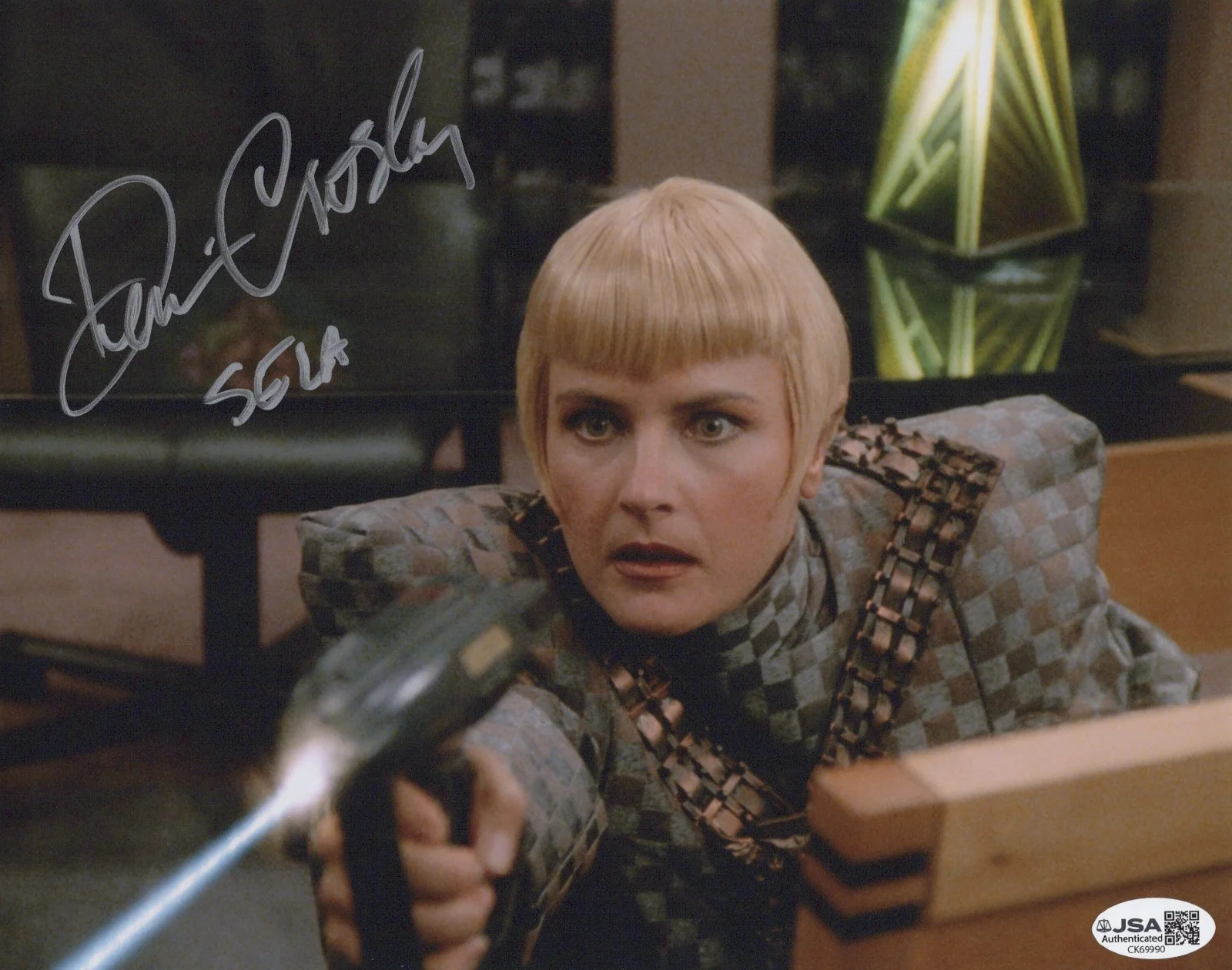 Denise Crosby — Star Trek: The Next Generation- Denise Crosby signed Sela 8x10 photo JSA COA