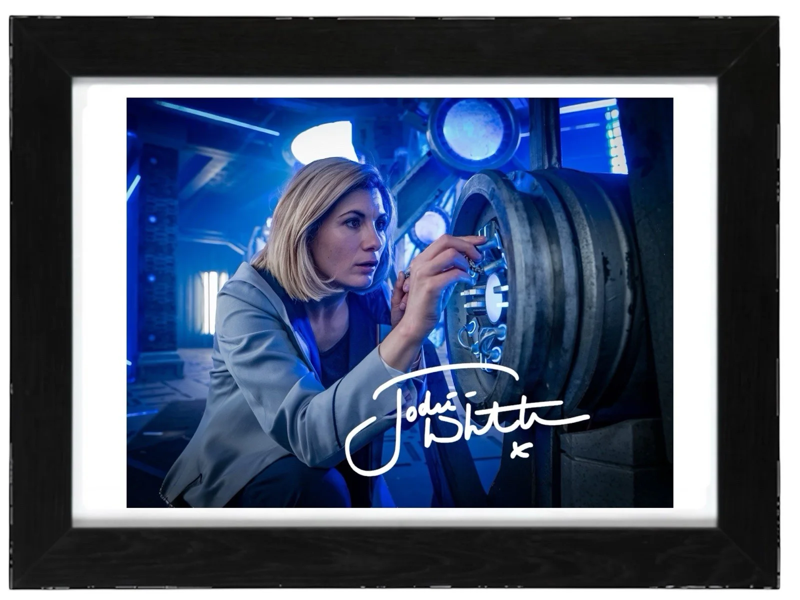 Jodie Whittaker Signed Autograph PHOTO Pre Print 6x4/A4/ Framed Doctor Who, image 2