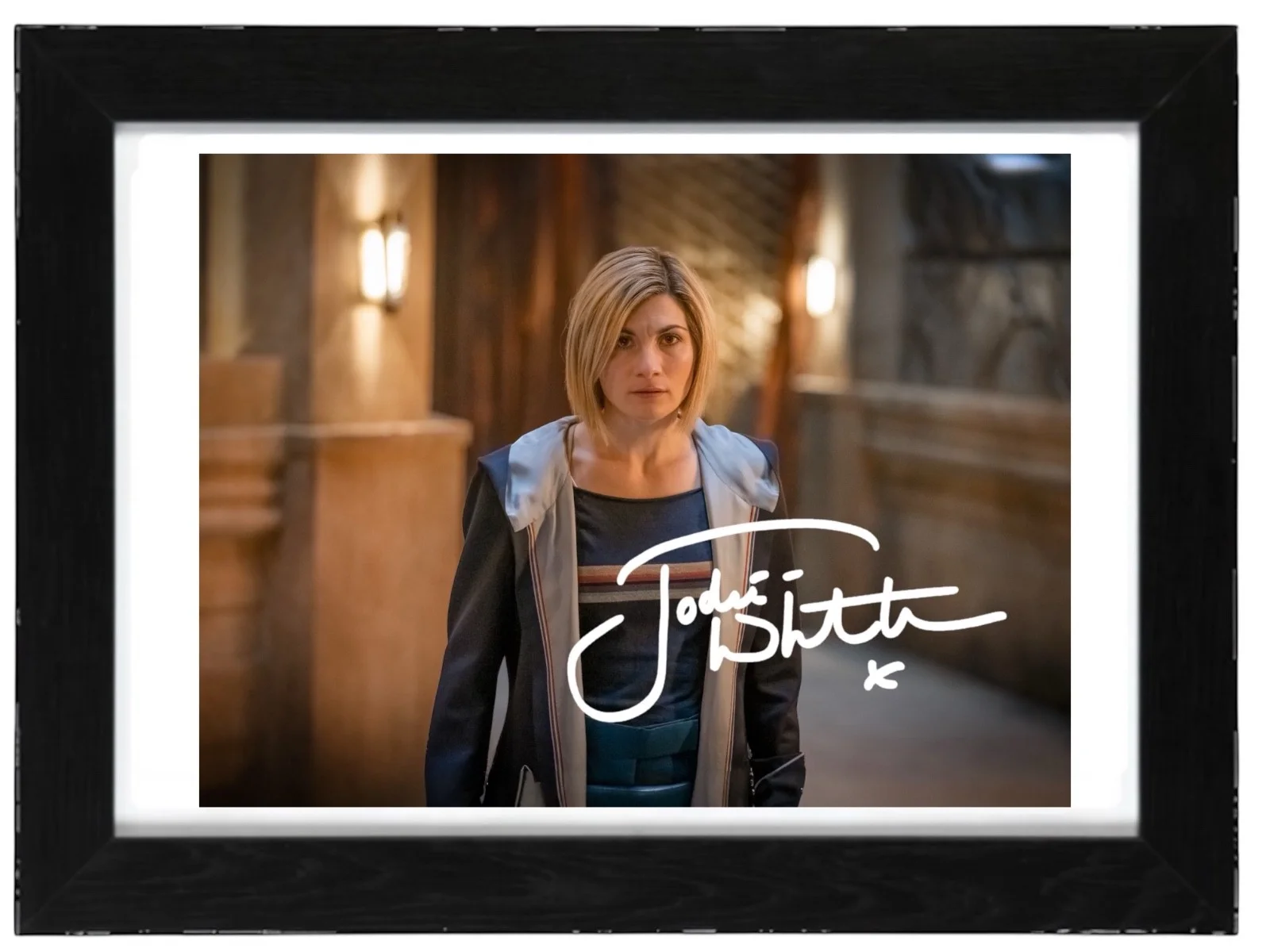Jodie Whittaker Signed Autograph PHOTO Pre Print 6x4/A4/ Framed Doctor Who, image 3