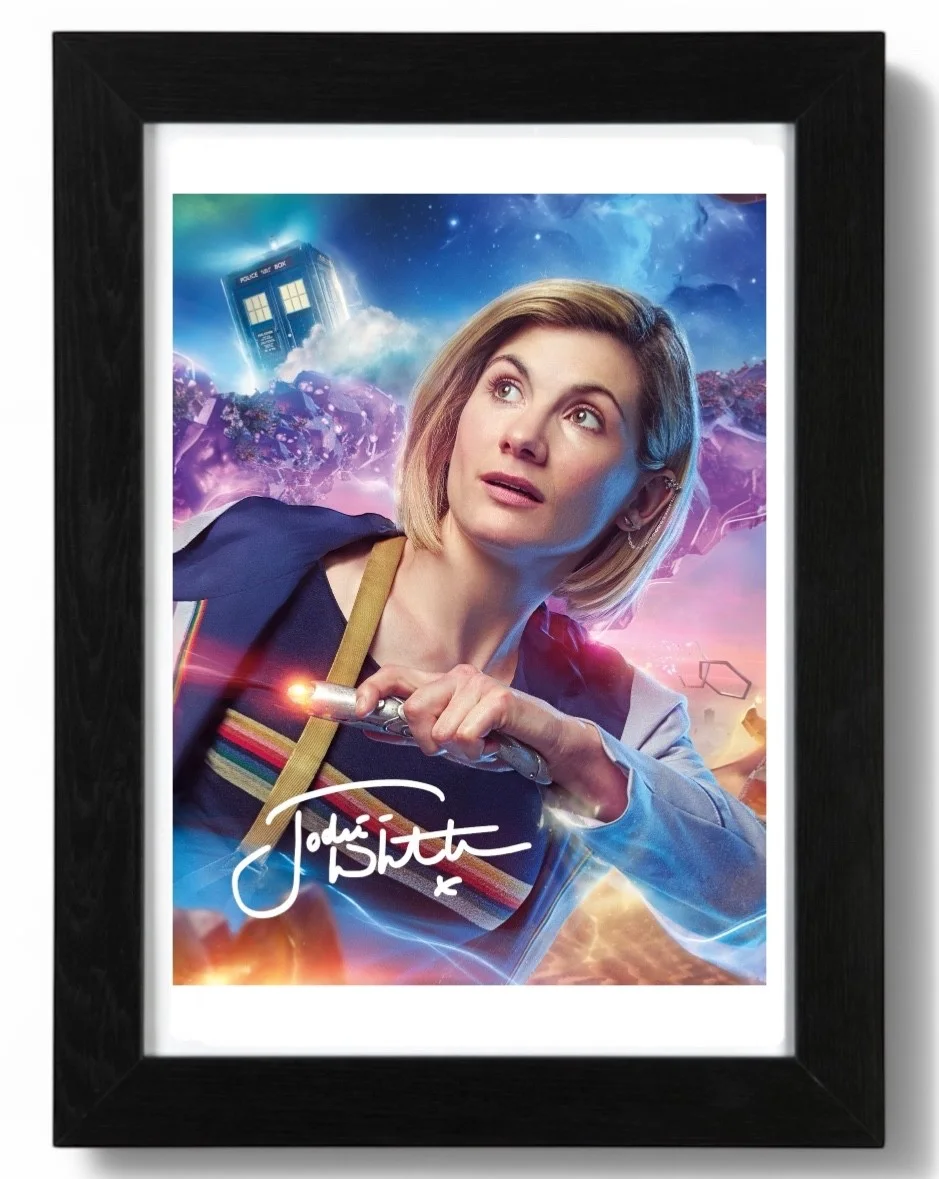 Jodie Whittaker Signed Autograph PHOTO Pre Print 6x4/A4/ Framed Doctor Who, image 3