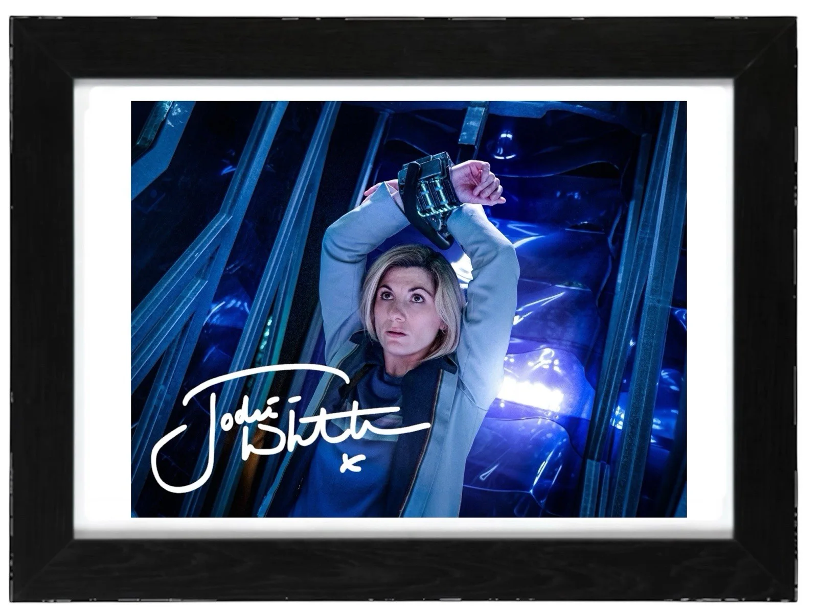 Jodie Whittaker Signed Autograph PHOTO Pre Print 6x4/A4/ Framed Doctor Who, image 2