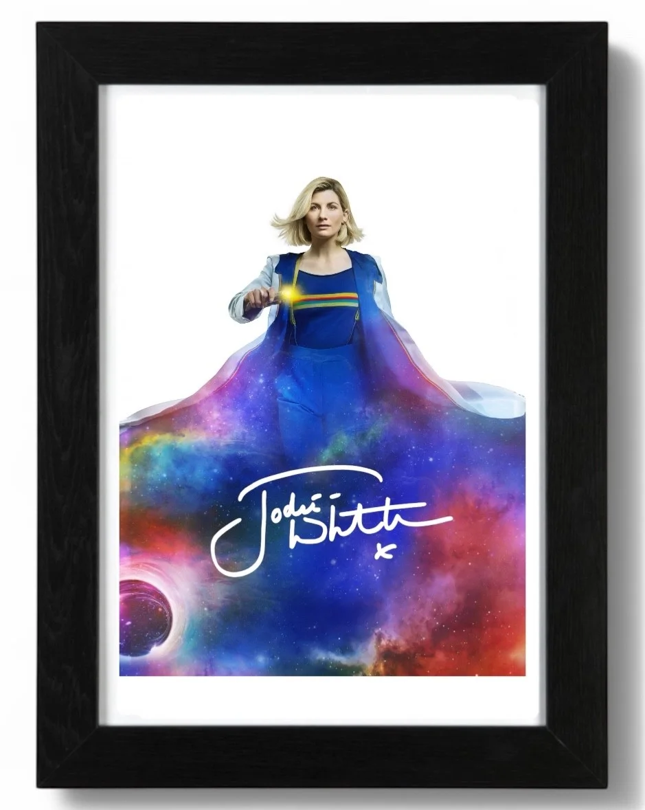Jodie Whittaker Signed Autograph PHOTO Pre Print 6x4/A4/ Framed Doctor Who, image 3