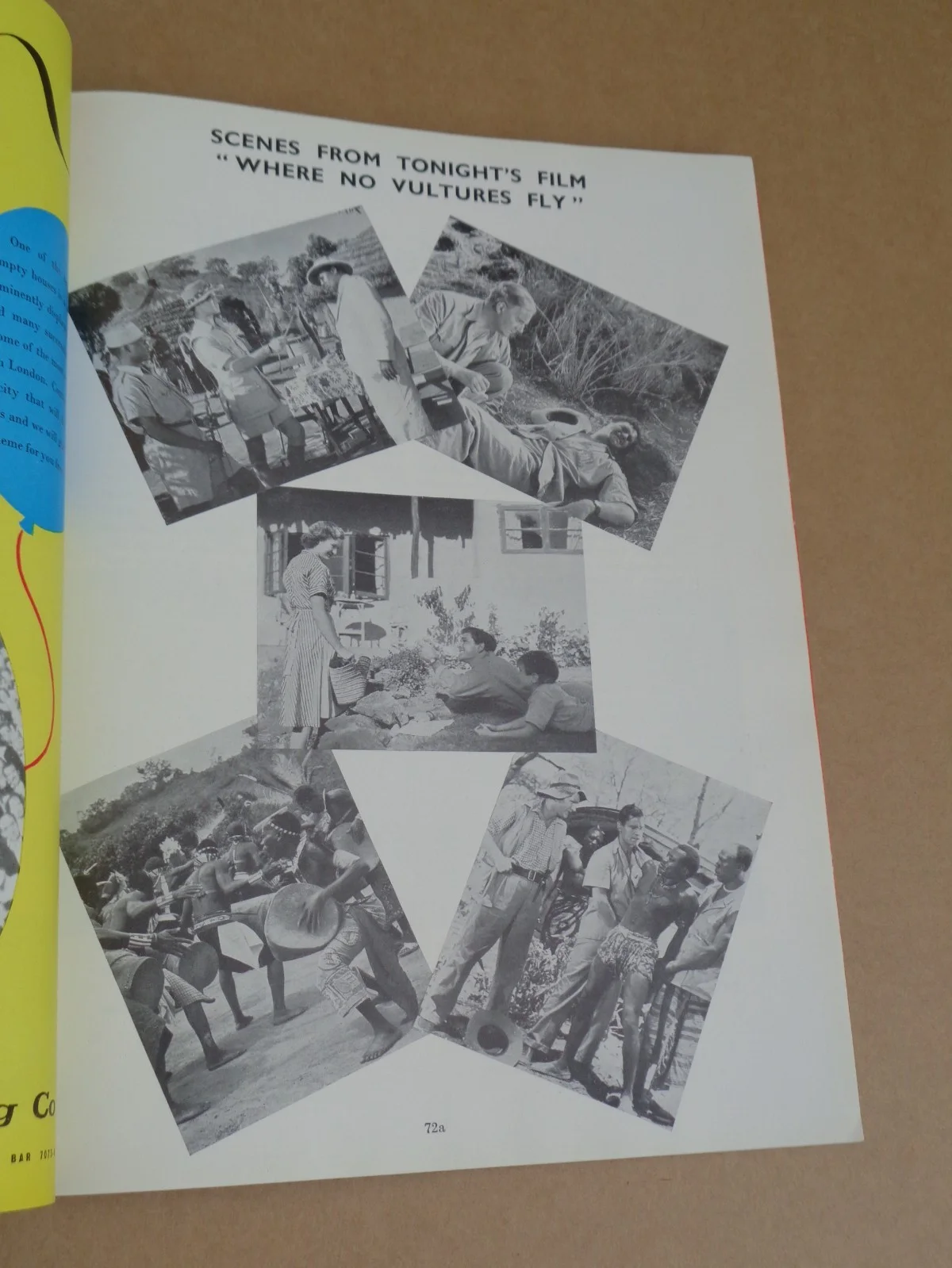 Anthony Steel - Where Vultures Fly - 1951 UK Royal Film Premiere Brochure, изображение 4