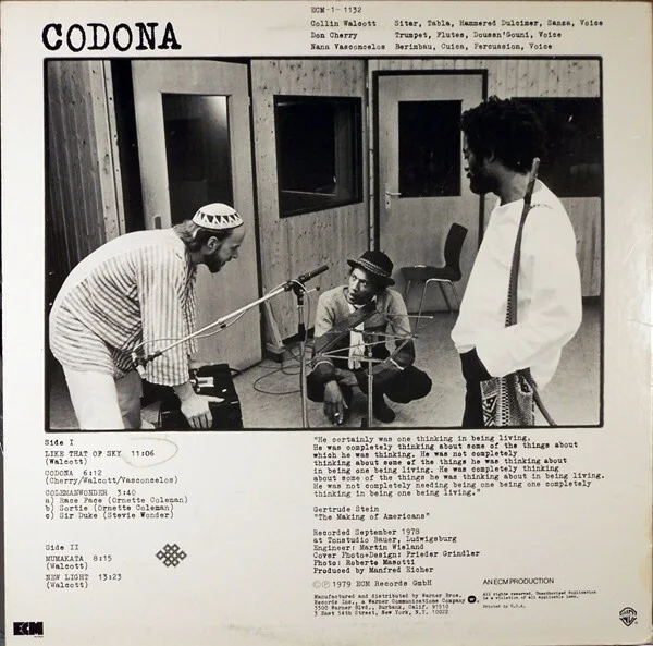 CODONA s/t free Jazz, Latin, Funk / Soul, Folk, Fusion Vinyl Lp, изображение 2