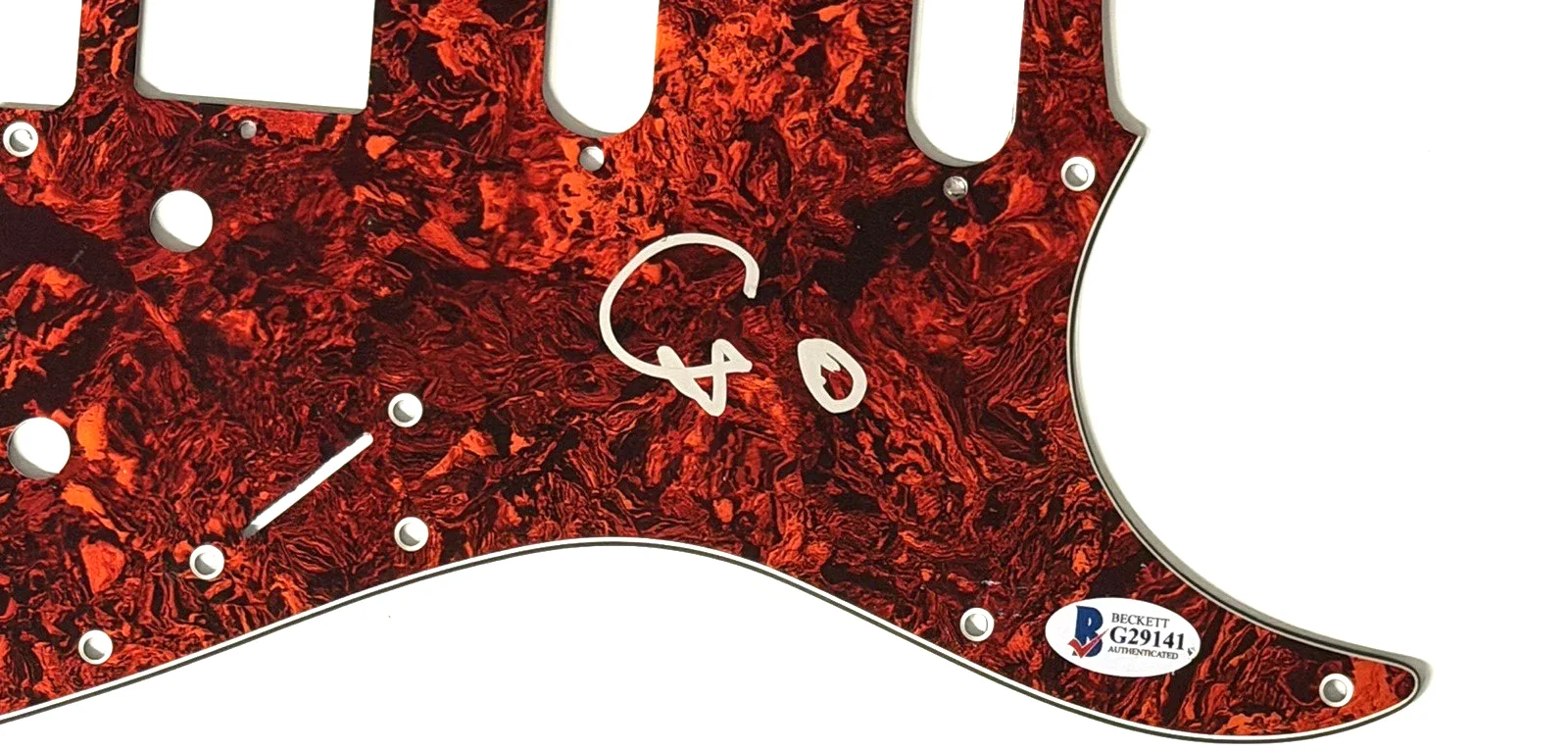 Trey Anastasio Signed Guitar Pickguard Beckett BAS COA G29141 Phish Autograph, изображение 3