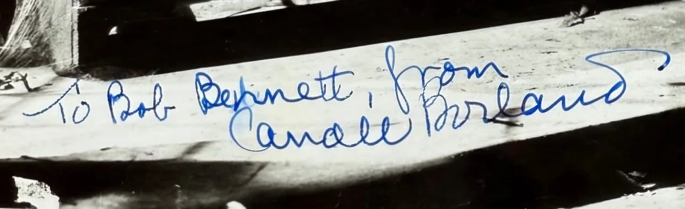 Caroll Borland — PSA/DNA autographed CAROLL BORLAND signed 10"x 8" Photo "MARK OF THE VAMPIRE", изображение 2