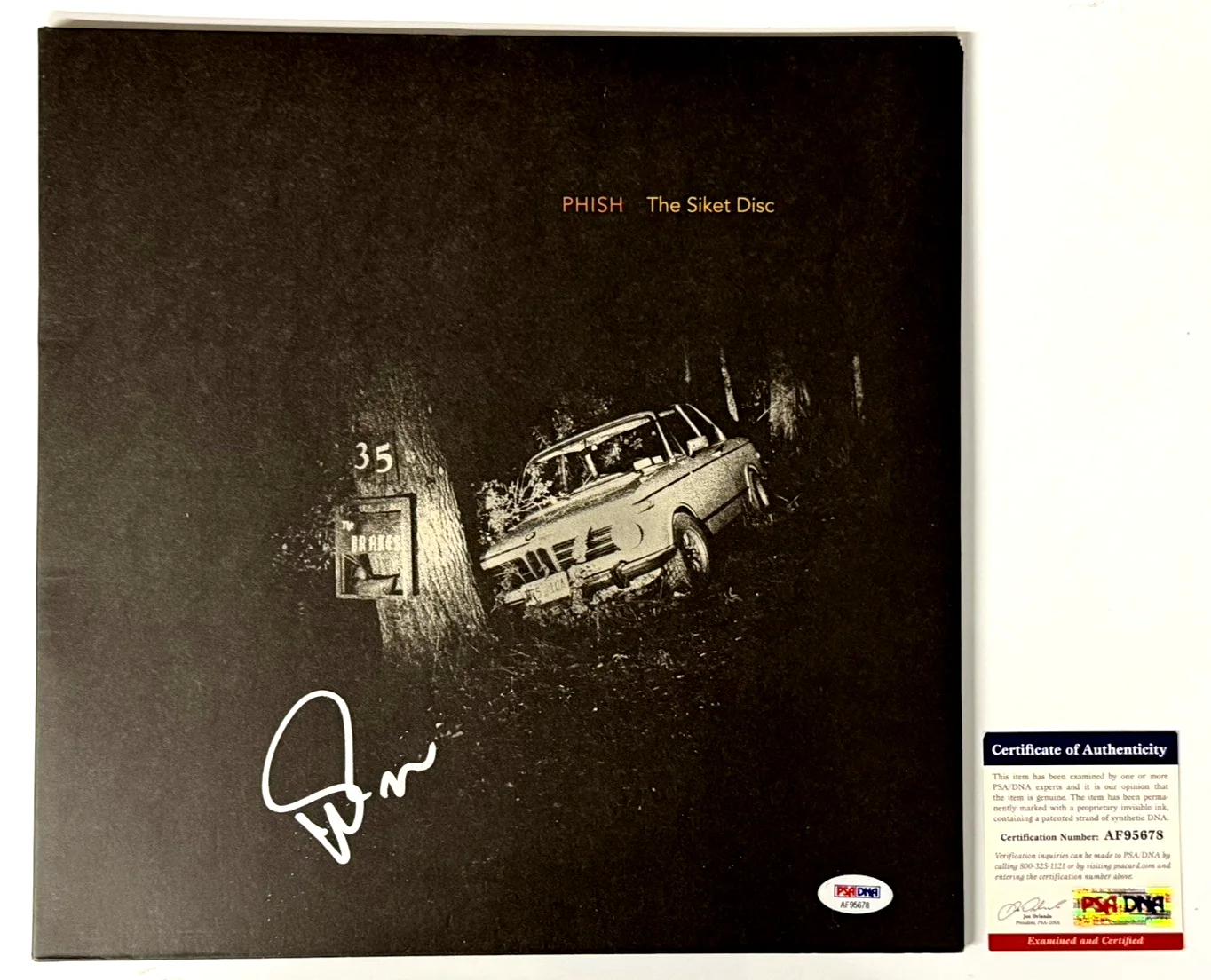 Trey Anastasio Signed Phish “The Siket Disc” Vinyl LP Album PSA DNA COA AF95678, image 5