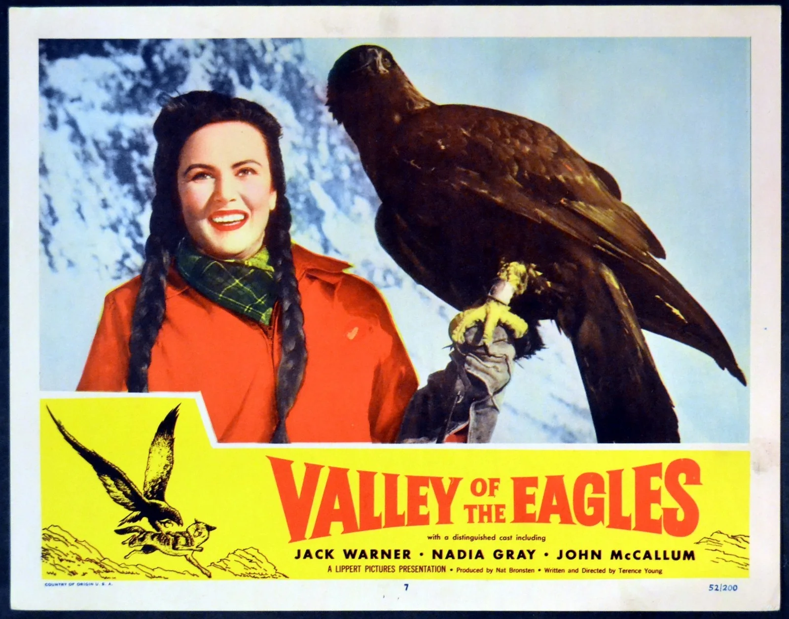 VALLEY OF EAGLES 1951 Jack Warner, John McCallum, Nadia Gray 6 LOBBY CARDS, image 5