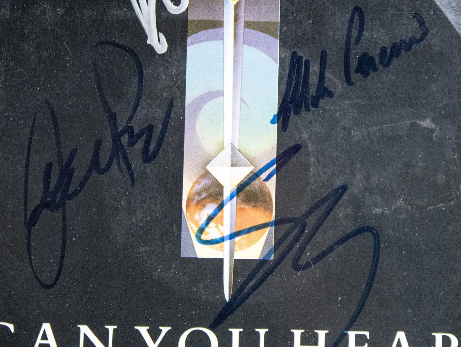 Toto, Steve Porcaro, David Paich, Mike Porcaro — TOTO - RECORD ALBUM COVER SIGNED WITH CO-SIGNERS, изображение 3