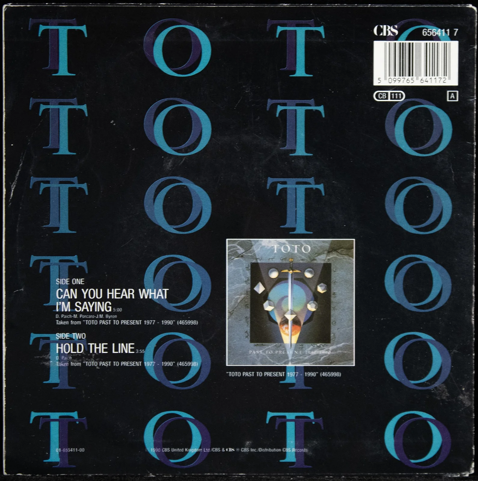 Toto, Steve Porcaro, David Paich, Mike Porcaro — TOTO - RECORD ALBUM COVER SIGNED WITH CO-SIGNERS, изображение 4