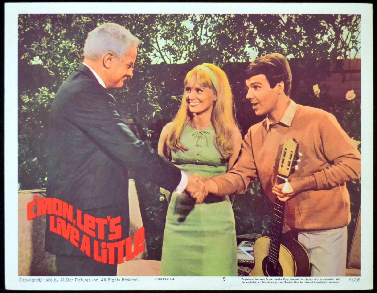 C’MON LET’S LIVE A LITTLE 1967 Bobby Vee, Jackie DeShannon 5 LOBBY CARDS, изображение 5