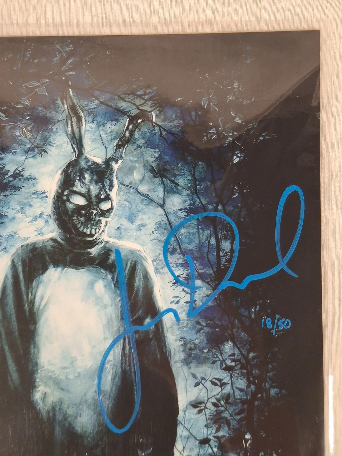 James Duval — James Duval Signed 8x10.5 Donnie Darko Movie Poster Photo Frank Actor w/BAM COA, изображение 3
