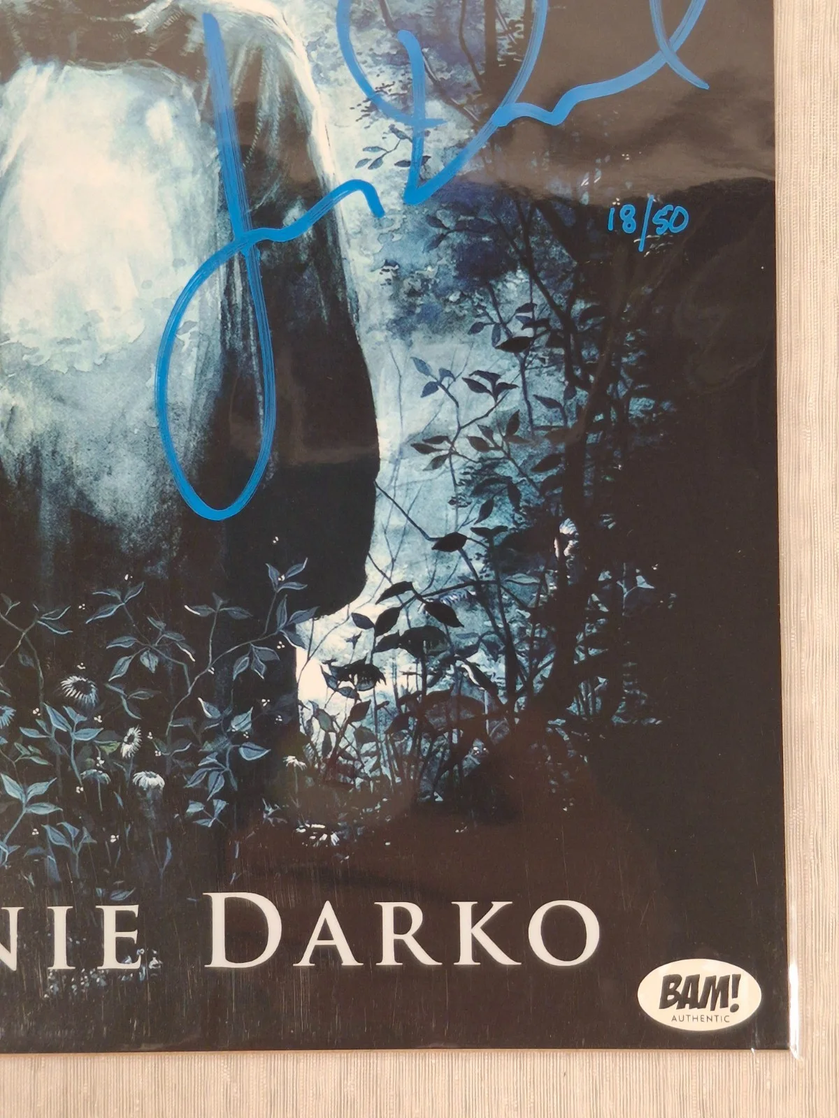 James Duval — James Duval Signed 8x10.5 Donnie Darko Movie Poster Photo Frank Actor w/BAM COA, изображение 4
