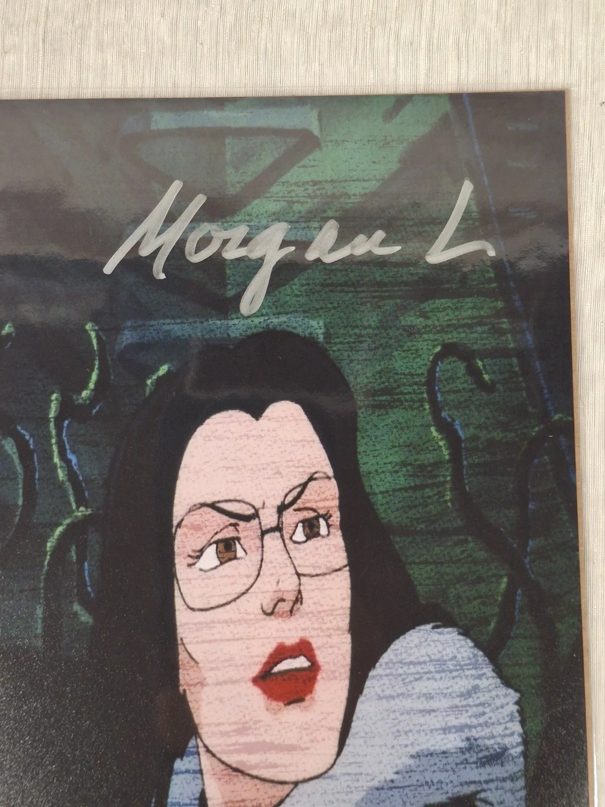 Morgan Lofting — GI Joe Morgan Lofting Baroness Signed 8x10 Photo Bam Authenticated COA, изображение 3