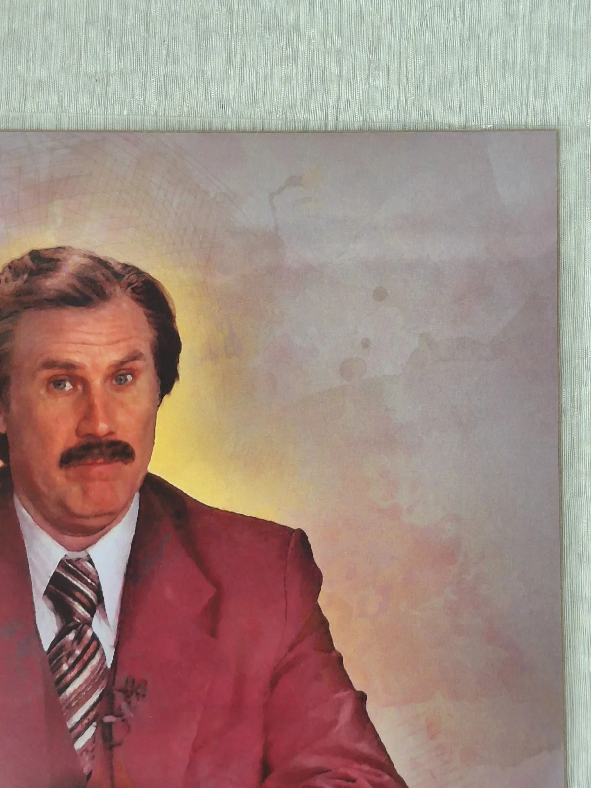 Anchorman Ron Burgundy Bam Box Exclusive 8x10 Art Print Signed By Rehab, изображение 3