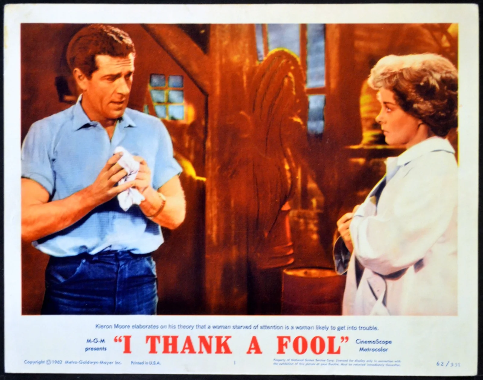 I THANK A FOOL 1962 Susan Hayward, Peter Finch, Diane Cilento 5 LOBBY CARDS, изображение 2
