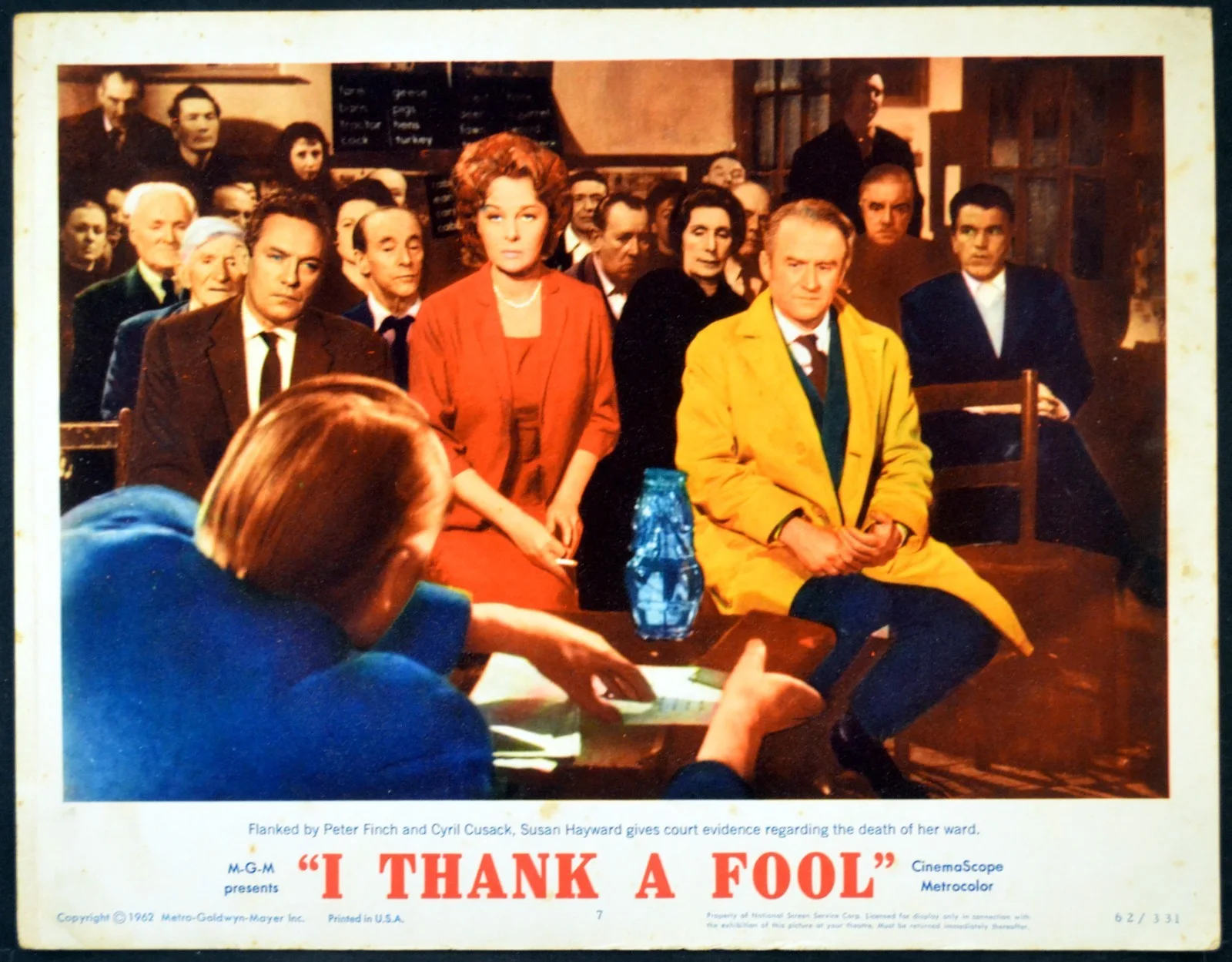I THANK A FOOL 1962 Susan Hayward, Peter Finch, Diane Cilento 5 LOBBY CARDS, изображение 4