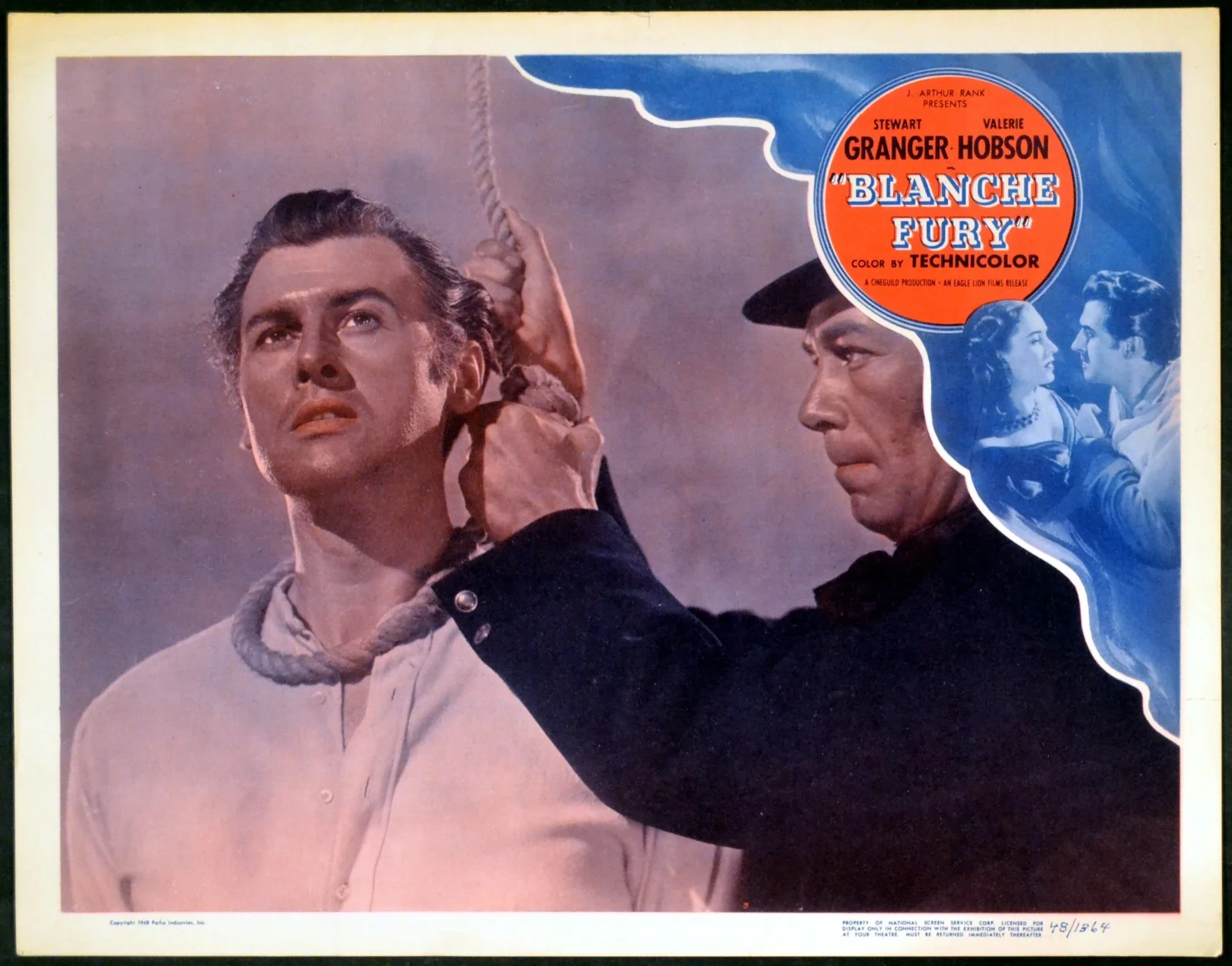 BLANCHE FURY 1948 Valerie Hobson, Stewart Granger, Sybille Binder 3 LOBBY CARDS, изображение 3