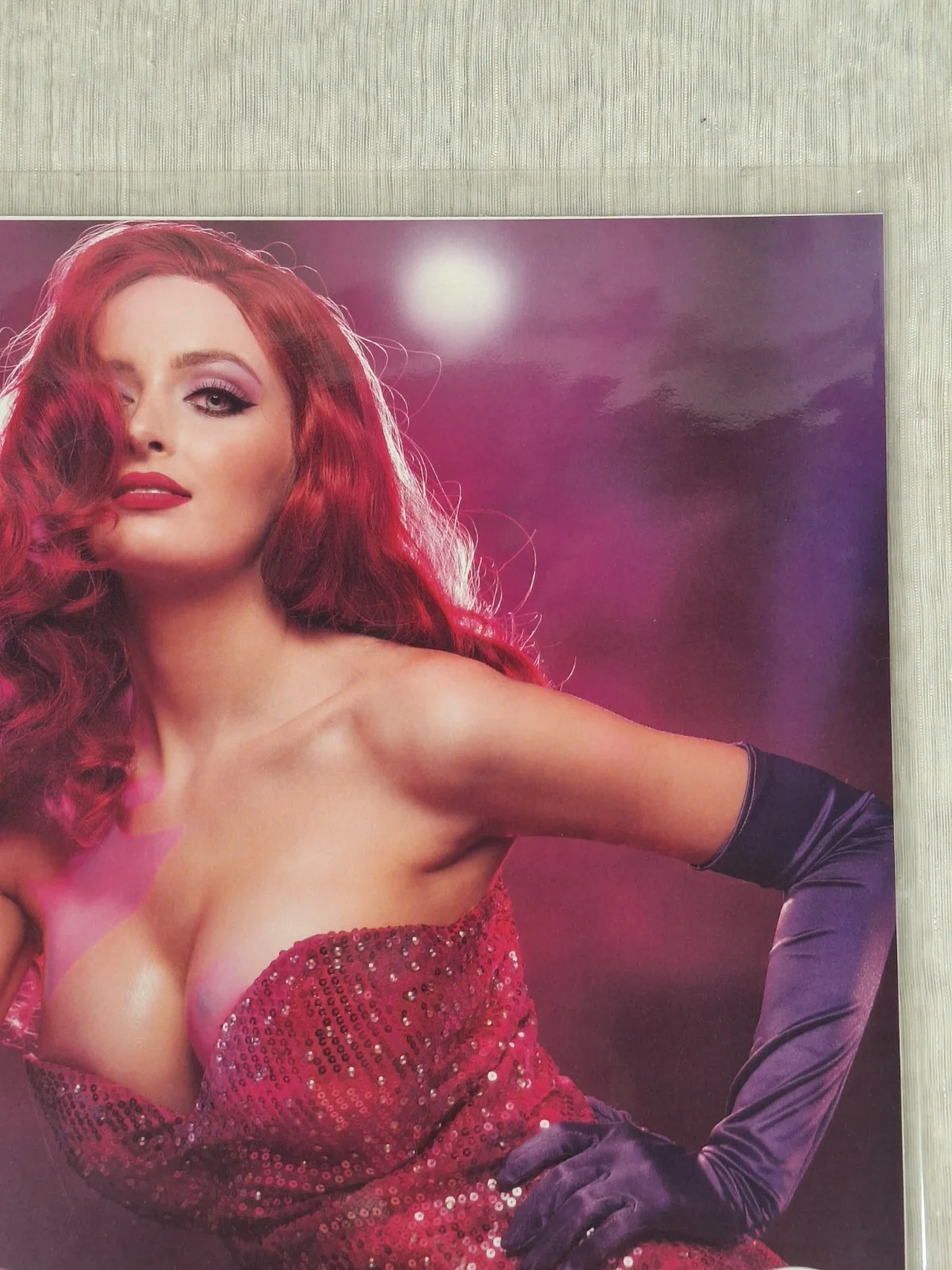 Kristen Lanae — Kristen Lanae Jessica Rabbit Signed 8x10 Photo Autographed BAM Exclusive COA, image 3