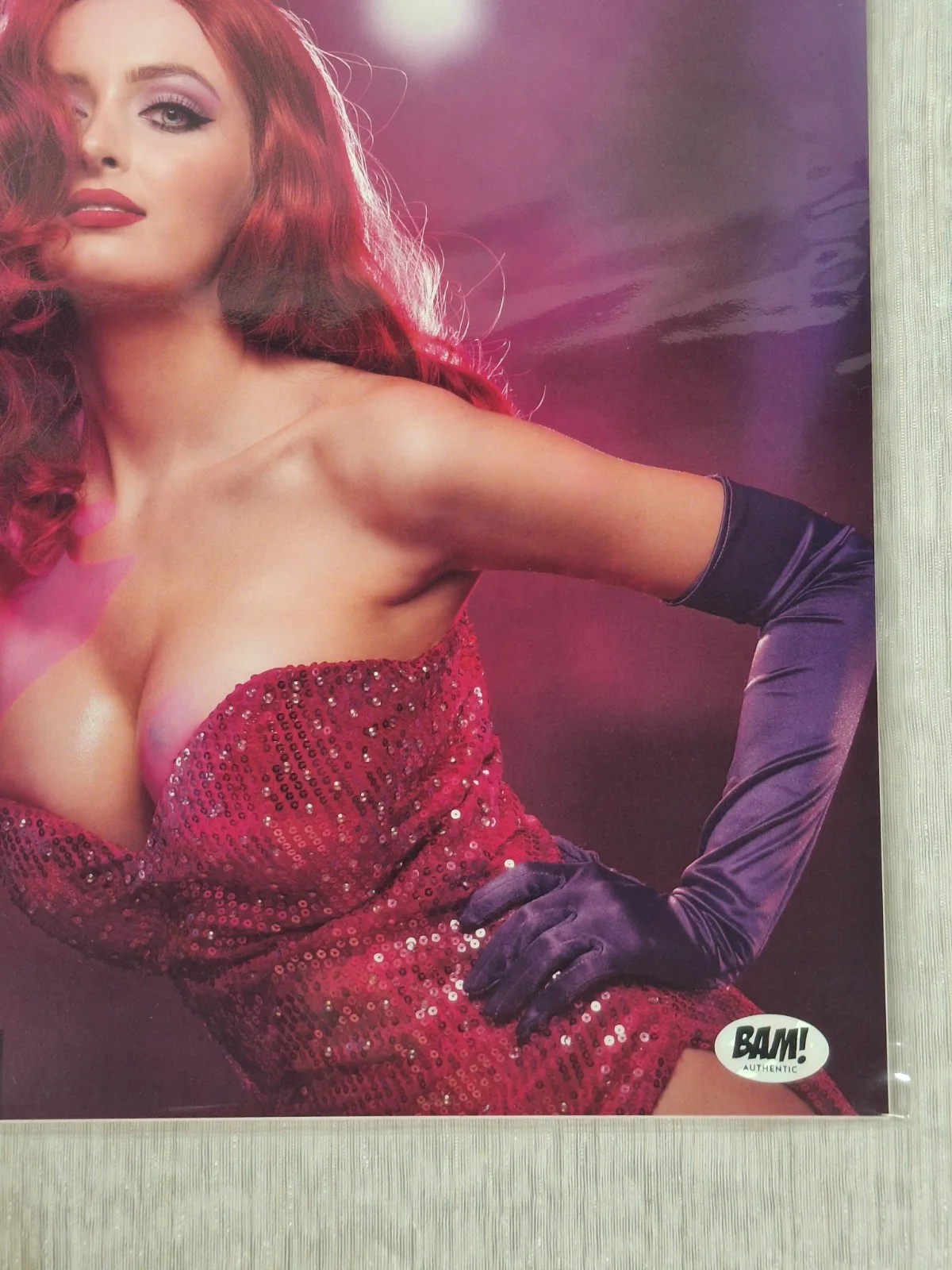 Kristen Lanae — Kristen Lanae Jessica Rabbit Signed 8x10 Photo Autographed BAM Exclusive COA, image 4