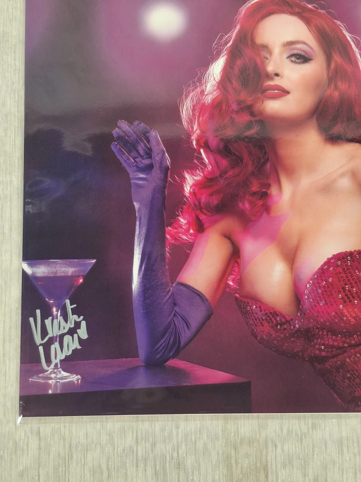 Kristen Lanae — Kristen Lanae Jessica Rabbit Signed 8x10 Photo Autographed BAM Exclusive COA, image 5