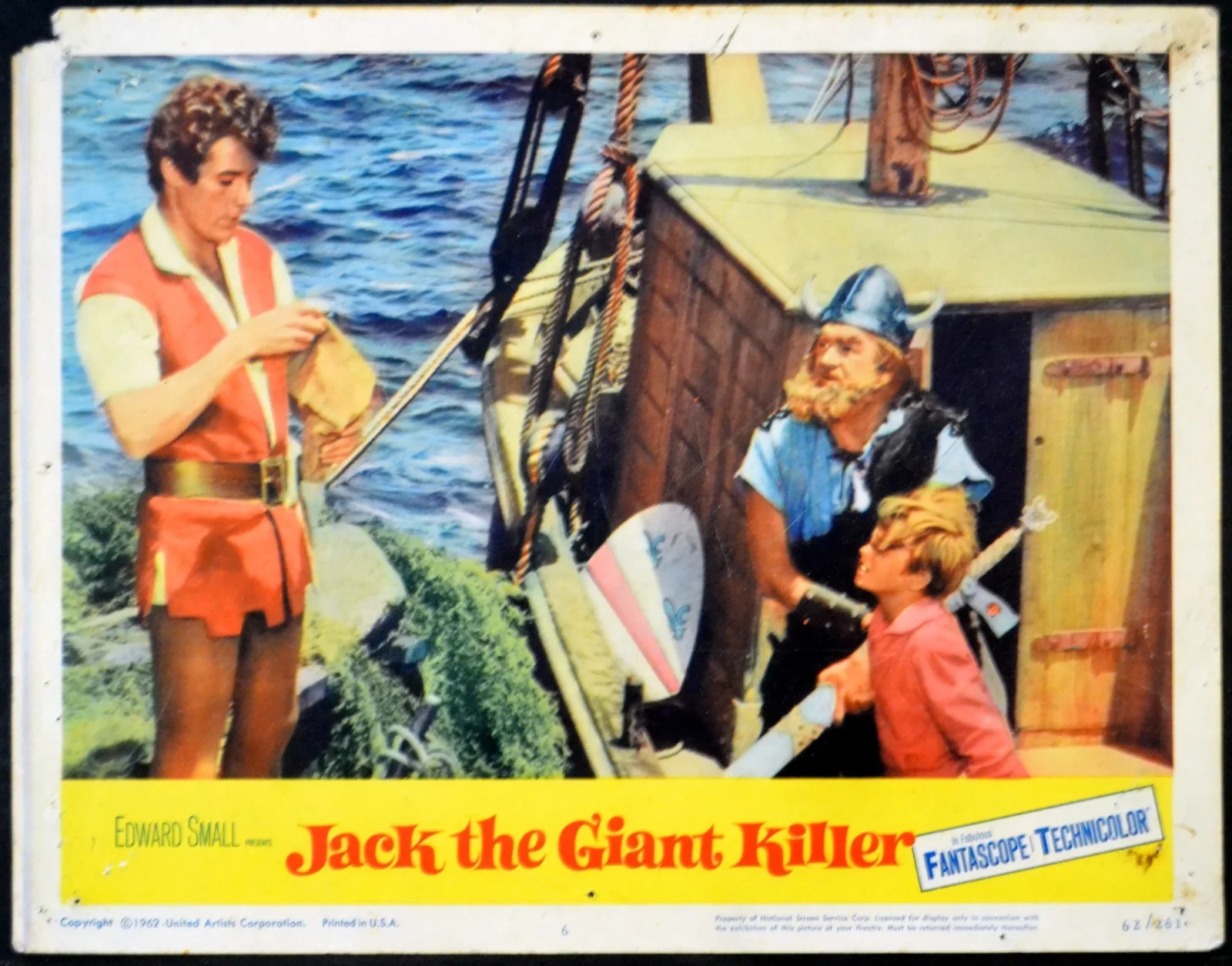 JACK THE GIANT KILLER 1962 Kerwin Mathews, Judi Meredith 6 LOBBY CARDS, изображение 5