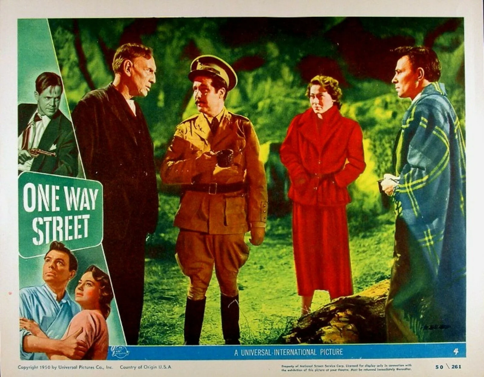 ONE WAY STREET 1950 James Mason, Basil Ruysdael, Märta Torén 6 LOBBY CARDS, изображение 2