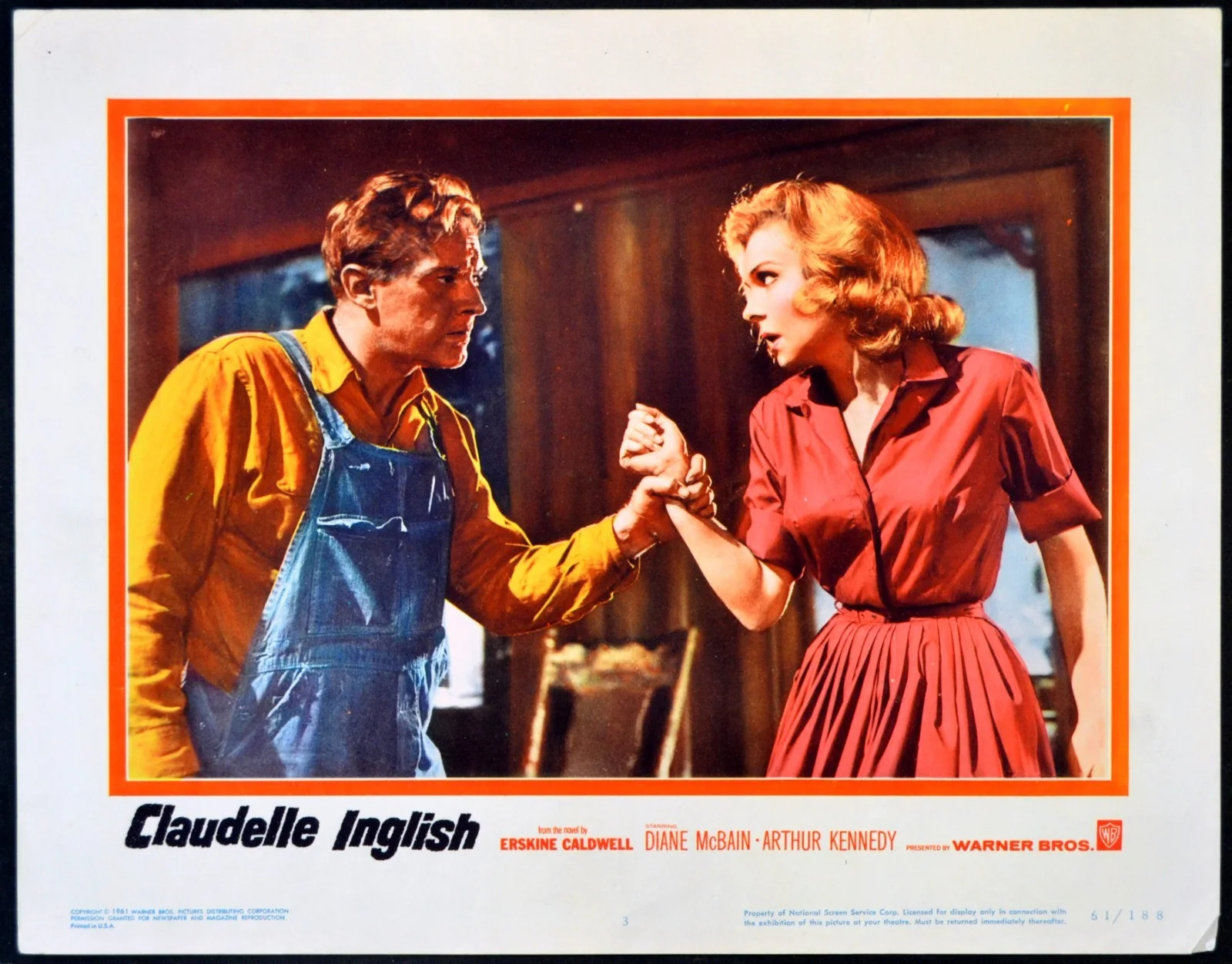 CLAUDELLE INGLISH 1961 Diane McBain, Arthur Kennedy, Will Hutchins 6 LOBBY CARDS, изображение 3