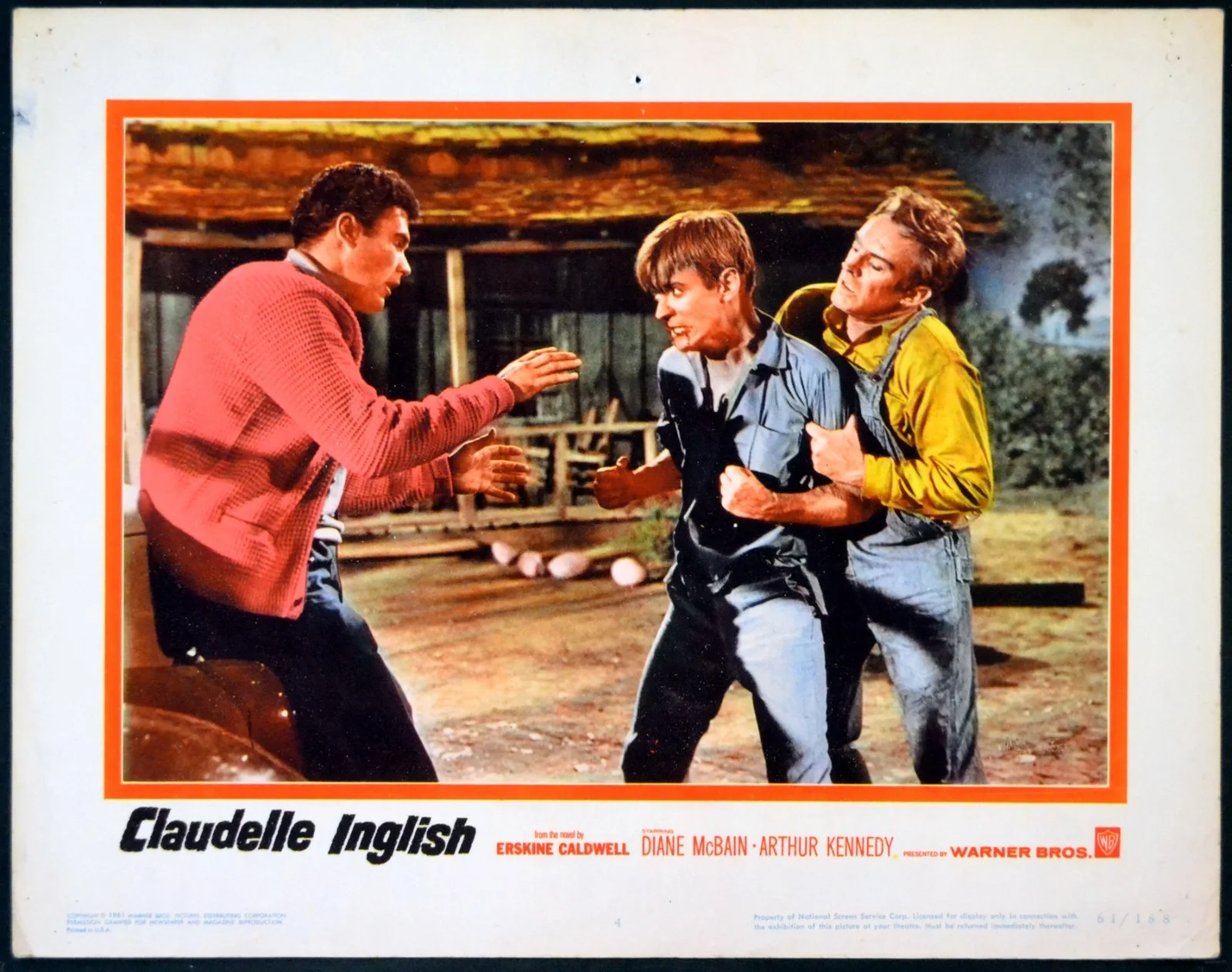 CLAUDELLE INGLISH 1961 Diane McBain, Arthur Kennedy, Will Hutchins 6 LOBBY CARDS, изображение 4