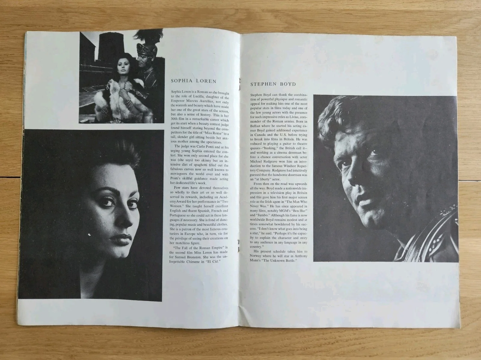 The Fall of the Roman Empire - 1964 Film Movie Brochure, изображение 2