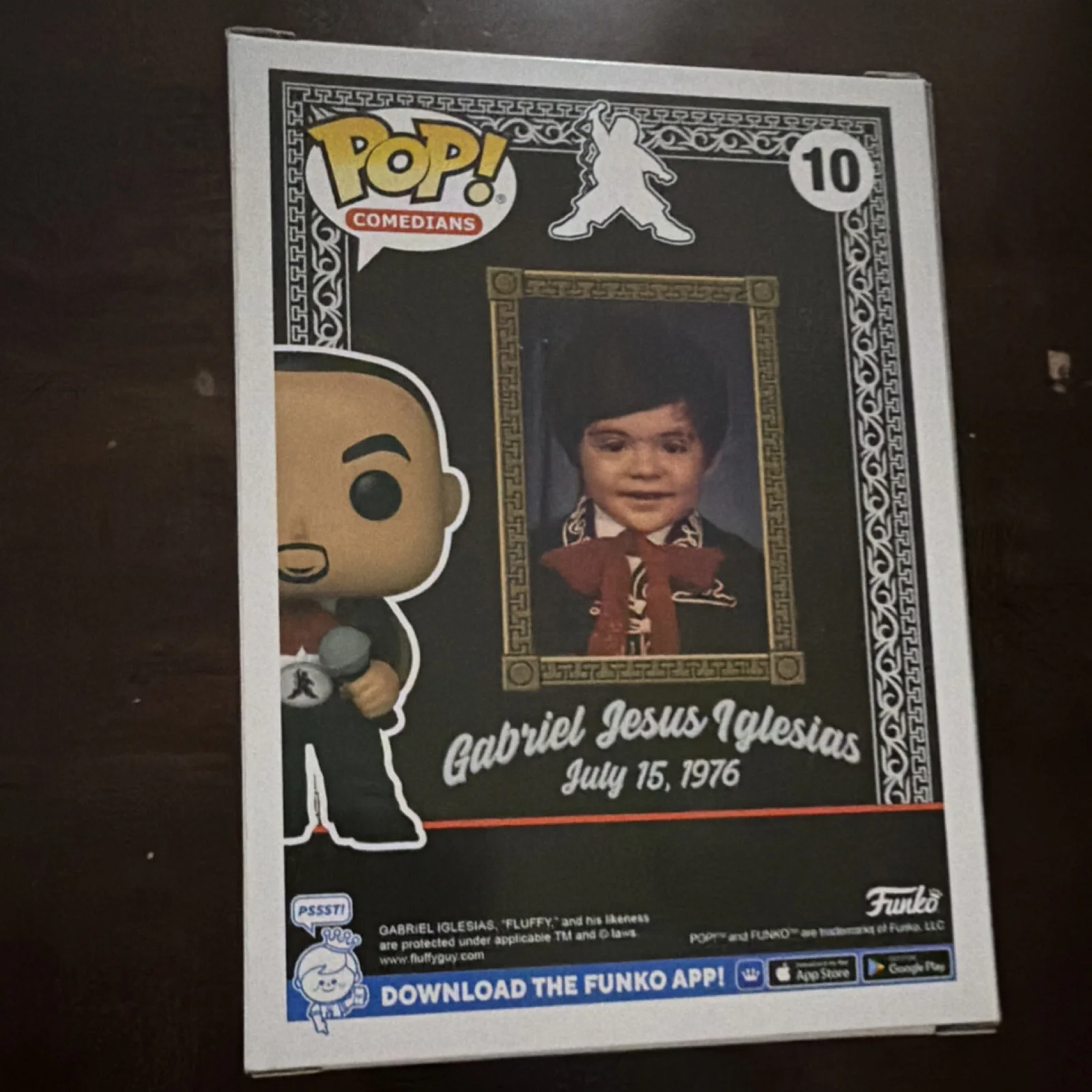 Gabriel Jesus Iglesias — Funko Pop Comedians Mariachi Fluffy Figure Signed by Gabriel Jesus Iglesias, изображение 3