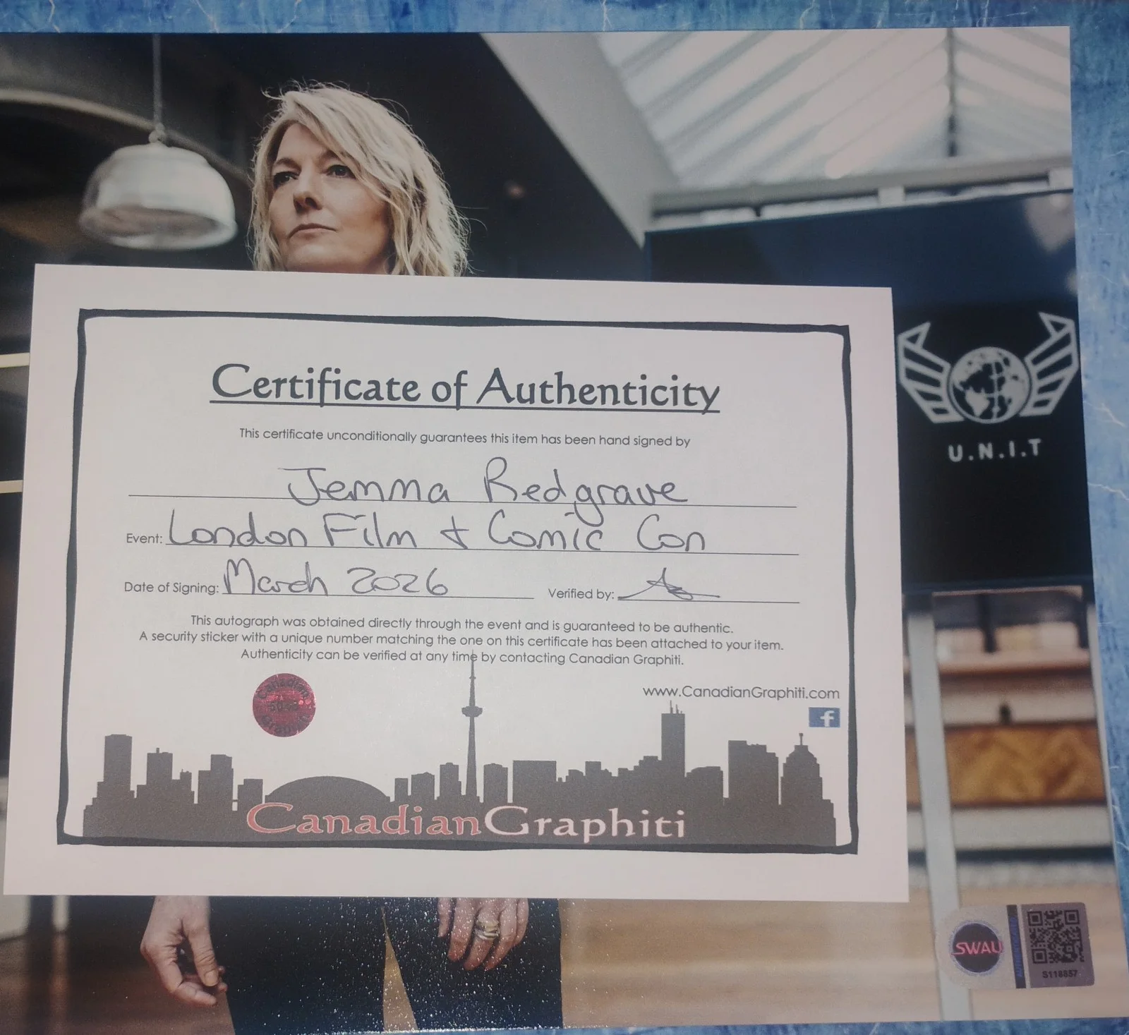 Jemma Redgrave Hand Signed Autograph 8x10 Photo SWAU COA Doctor Who NO US TARIFF, изображение 5