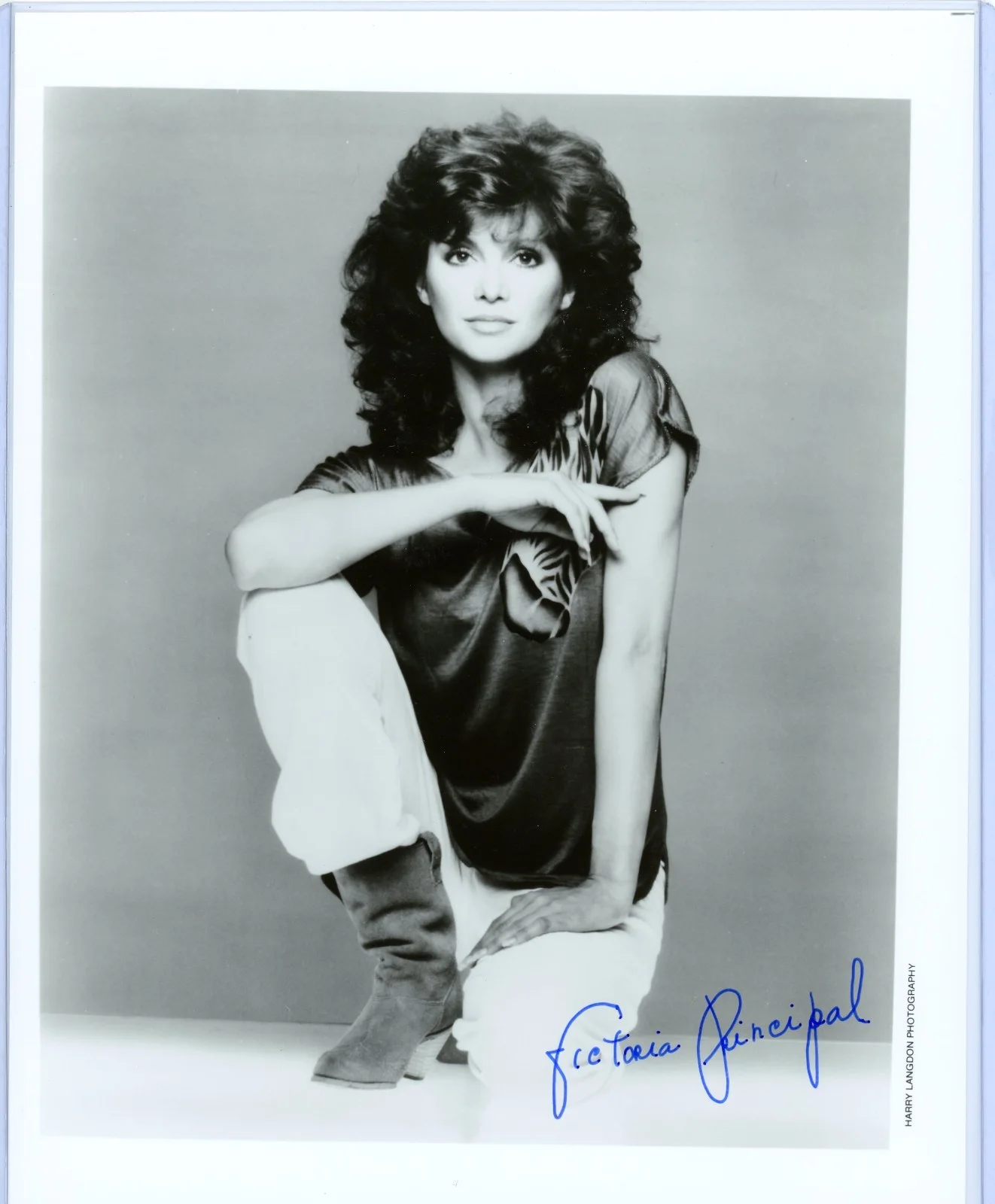 Larry Hagman and others Signed Vintage Photographs from "Dallas", image 5
